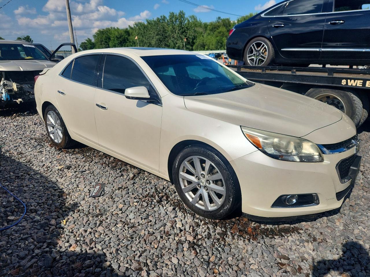 2014 Chevrolet Malibu Ltz White vin: 1G11H5SL1EF283149