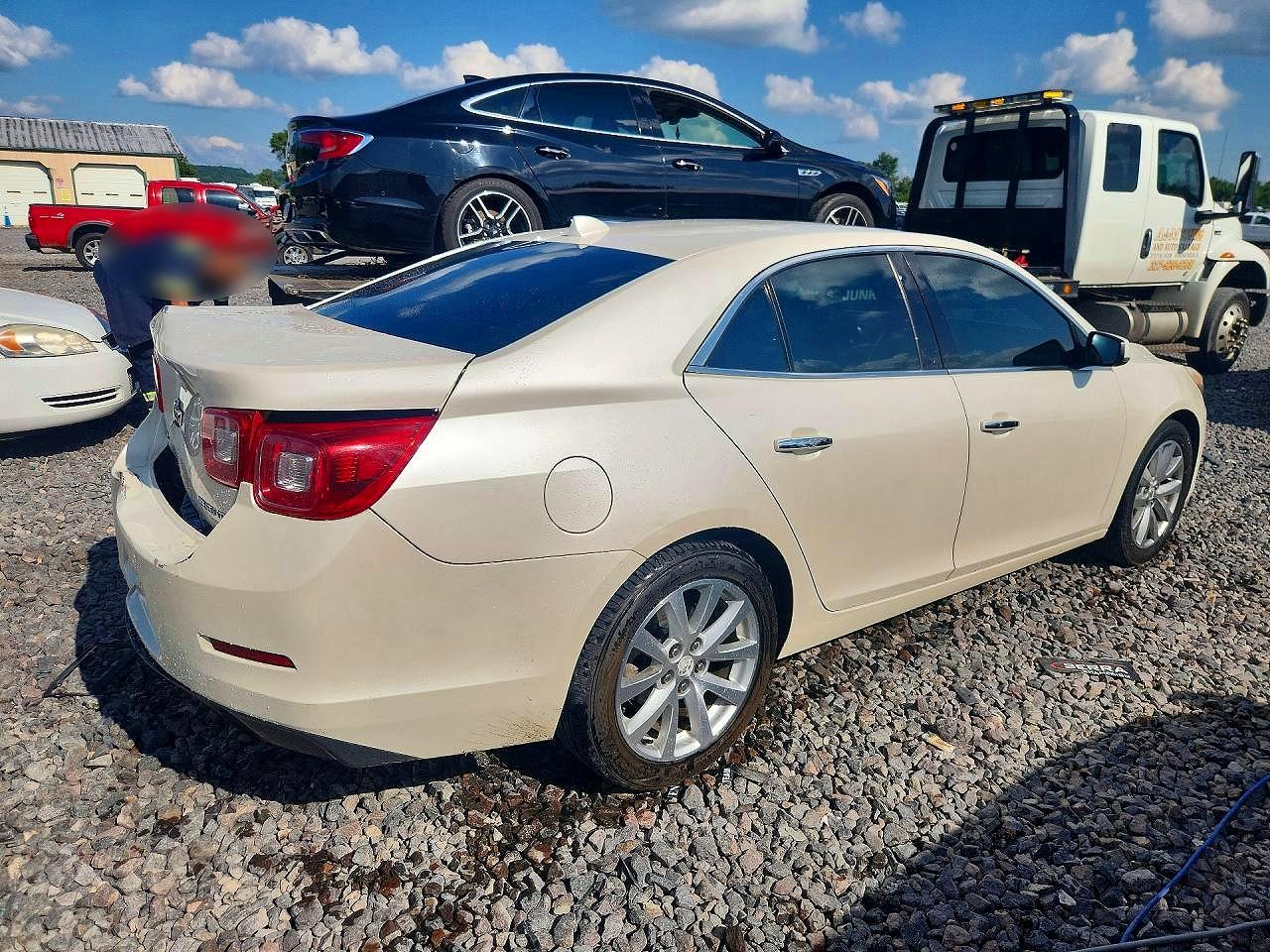 2014 Chevrolet Malibu Ltz White vin: 1G11H5SL1EF283149