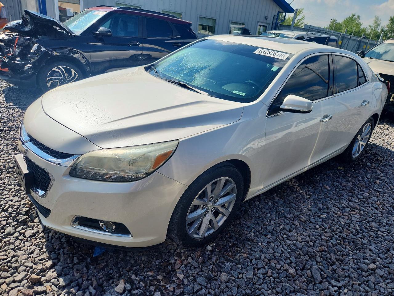 2014 Chevrolet Malibu Ltz White vin: 1G11H5SL1EF283149