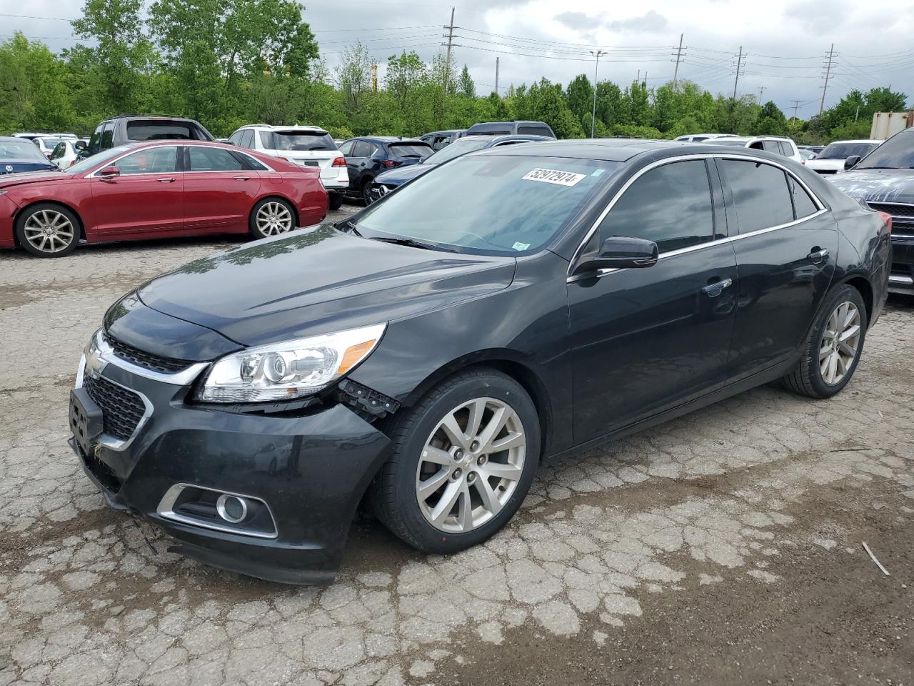 2014 Chevrolet Malibu Ltz Charcoal vin: 1G11H5SL1EF297231
