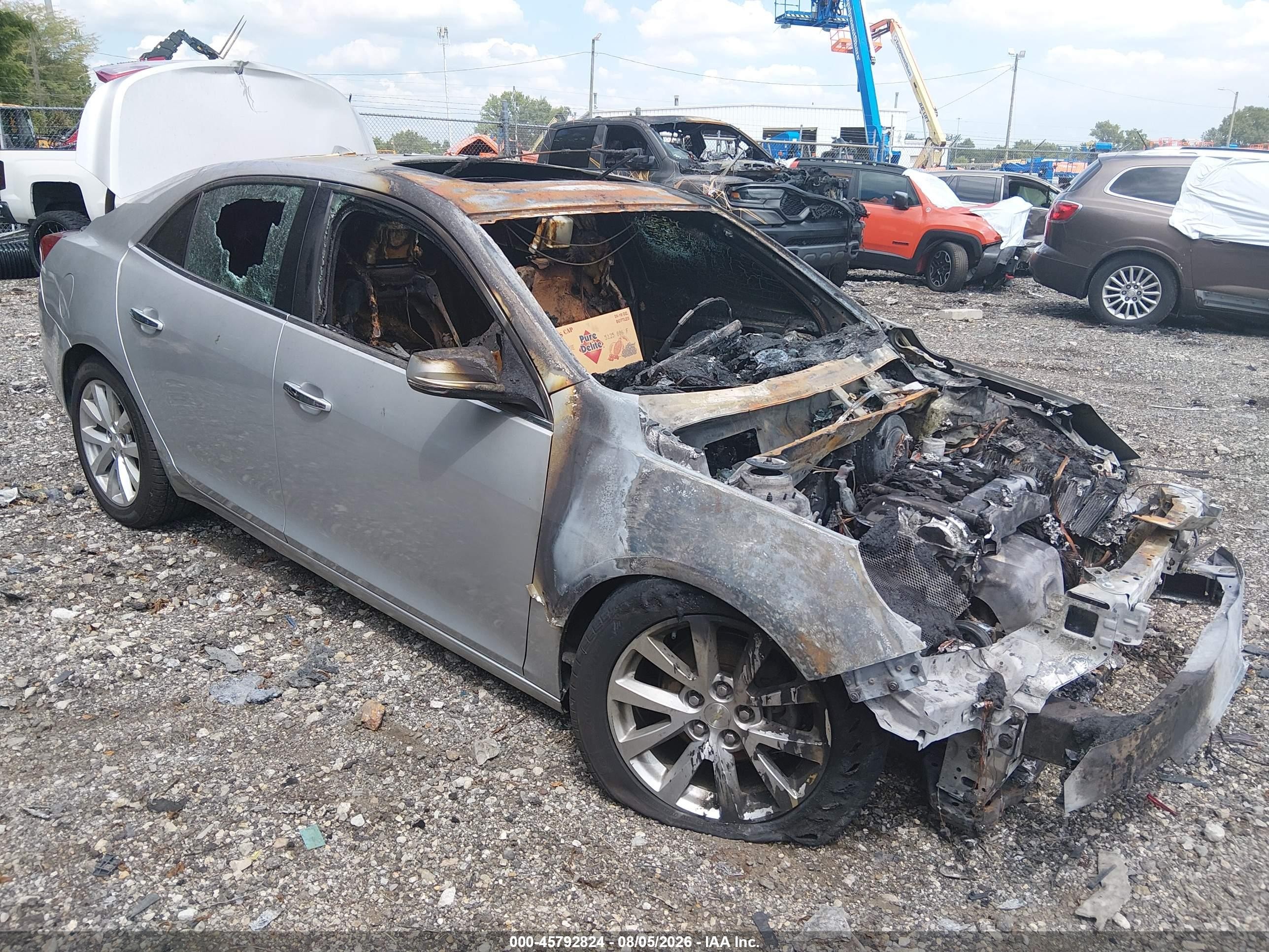 2014 Chevrolet Malibu 1lz Серебряный vin: 1G11H5SL2EU170449