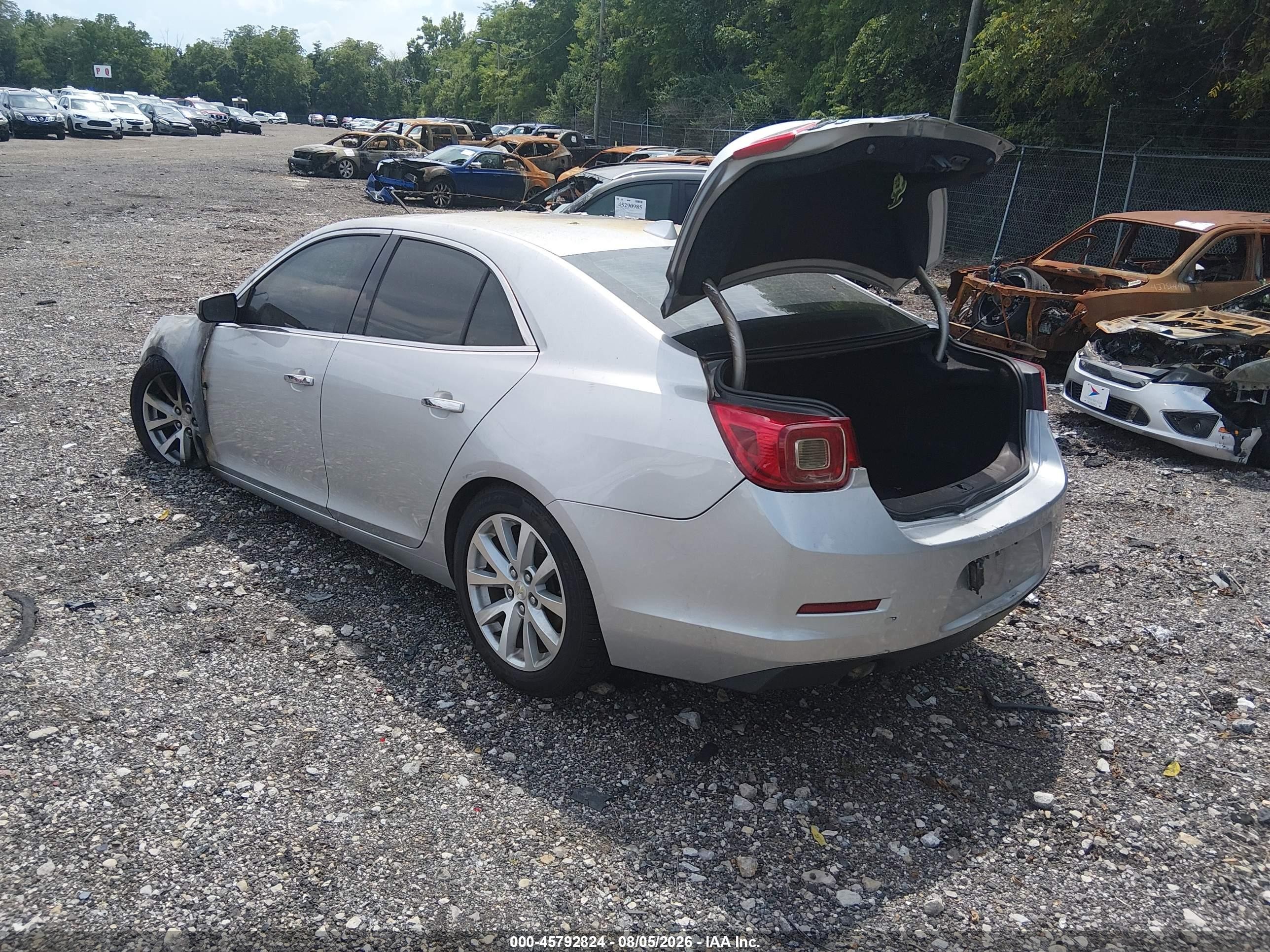 2014 Chevrolet Malibu 1lz Серебряный vin: 1G11H5SL2EU170449