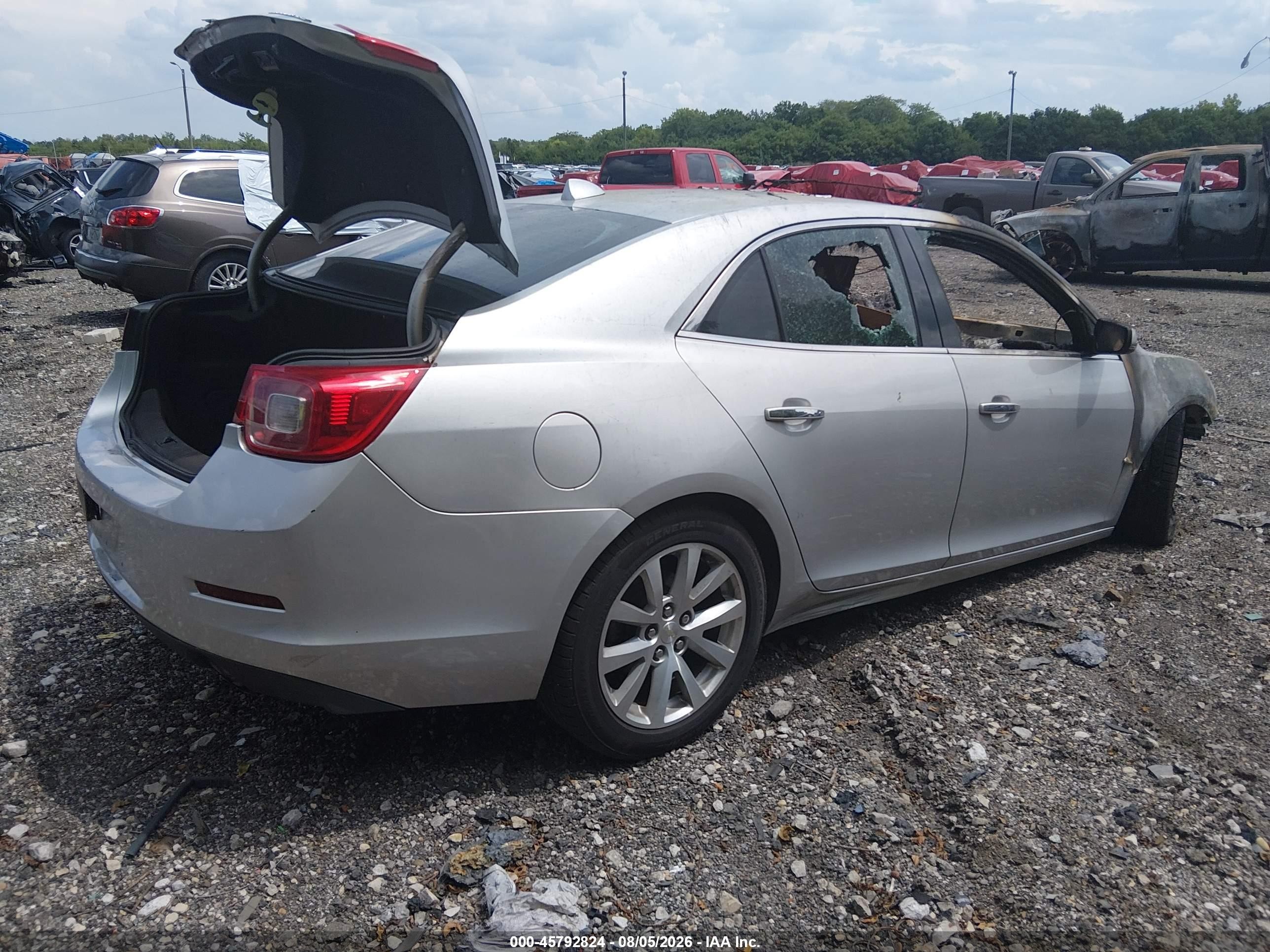 2014 Chevrolet Malibu 1lz Серебряный vin: 1G11H5SL2EU170449