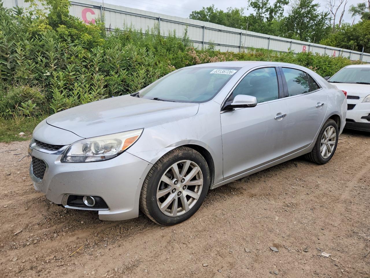 2014 Chevrolet Malibu Ltz Silver vin: 1G11H5SL3EF282049