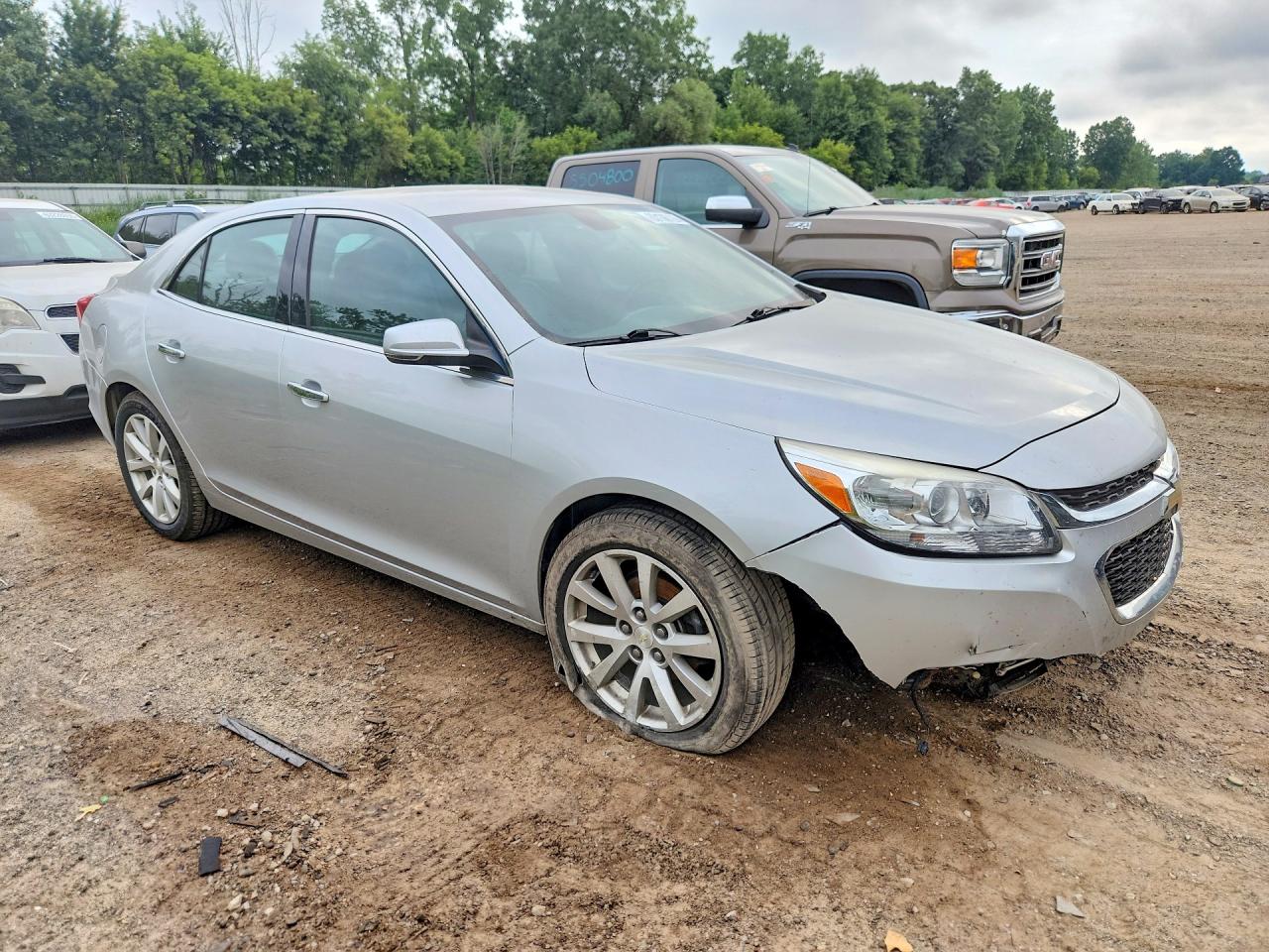 2014 Chevrolet Malibu Ltz Silver vin: 1G11H5SL3EF282049