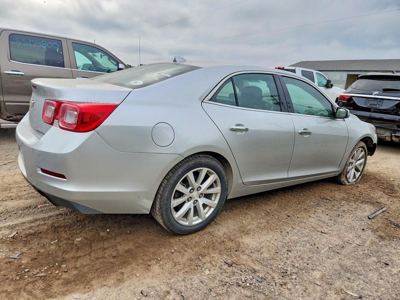2014 Chevrolet Malibu Ltz Silver vin: 1G11H5SL3EF282049