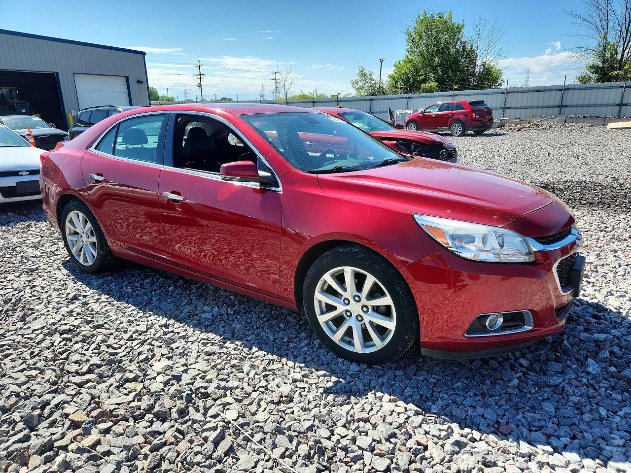 2014 Chevrolet Malibu Ltz Red vin: 1G11H5SL4EF106675