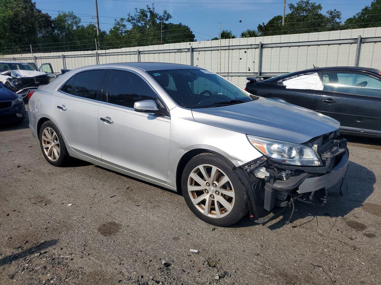 2014 Chevrolet Malibu Ltz Silver vin: 1G11H5SL4EF224161