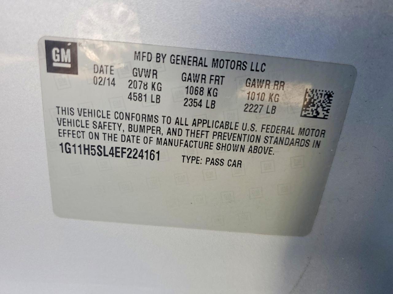 2014 Chevrolet Malibu Ltz Silver vin: 1G11H5SL4EF224161