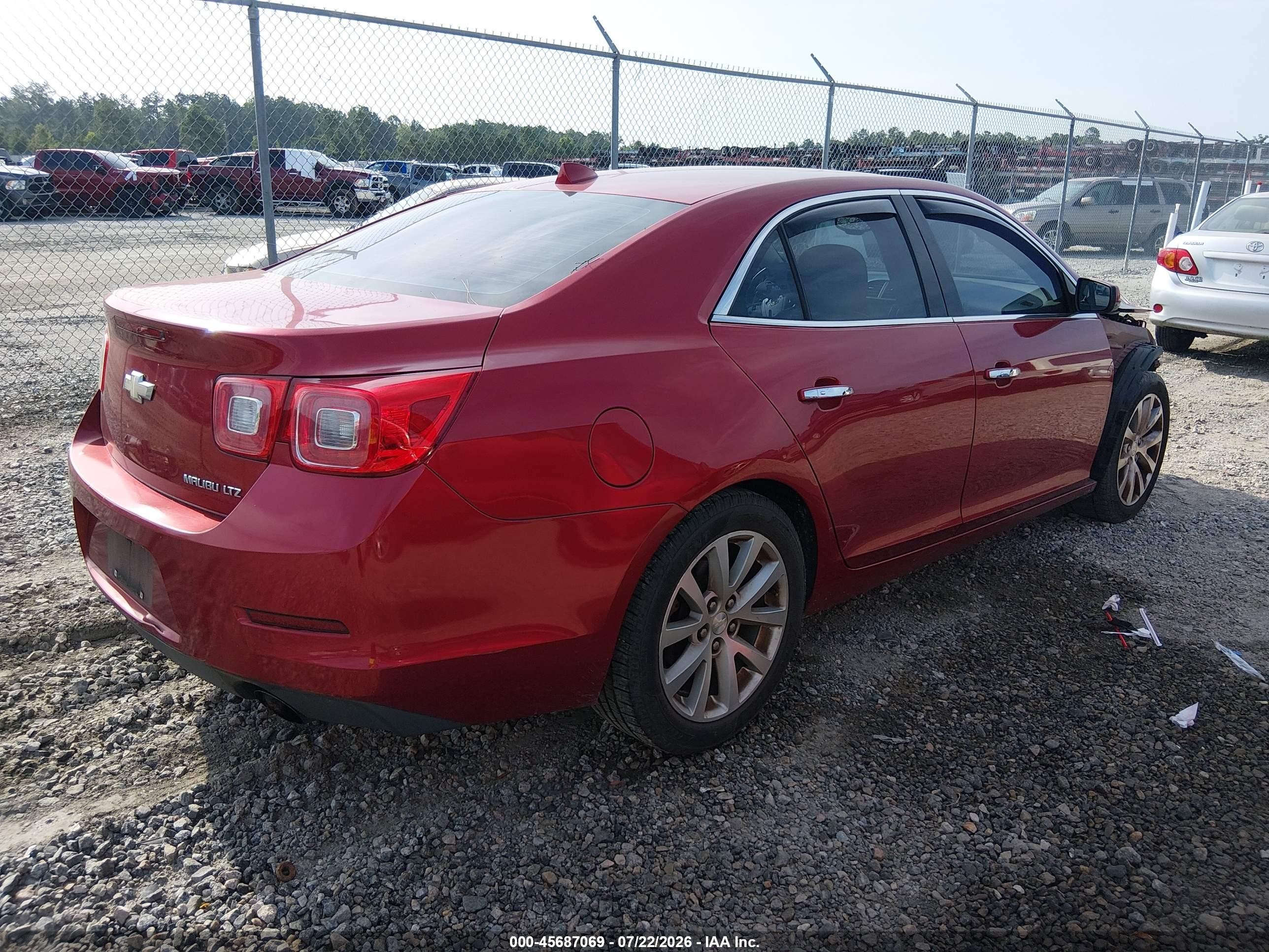 2014 Chevrolet Malibu 1lz Red vin: 1G11H5SL5EF150202