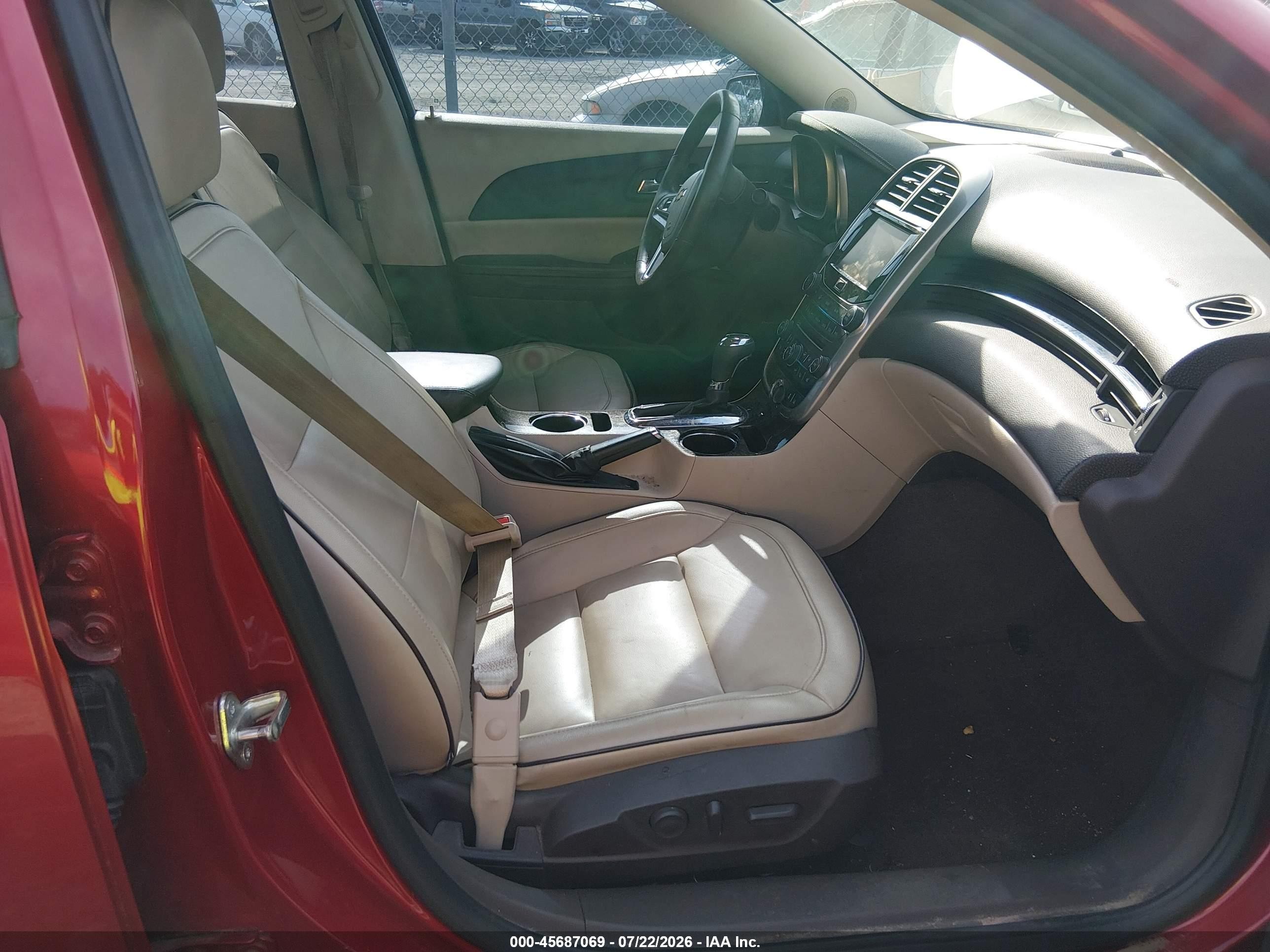 2014 Chevrolet Malibu 1lz Red vin: 1G11H5SL5EF150202