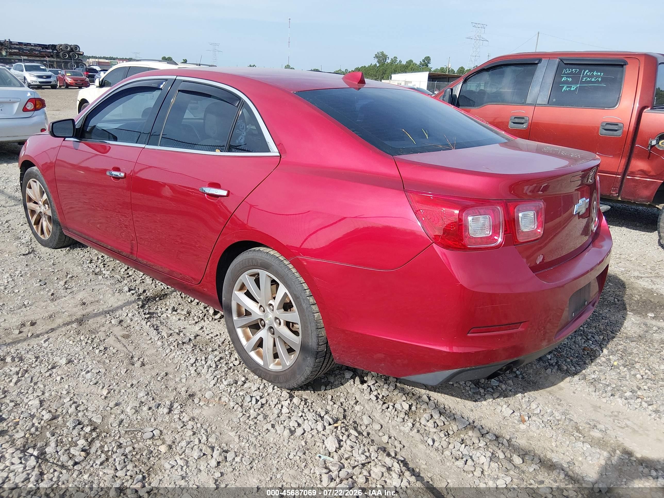 2014 Chevrolet Malibu 1lz Red vin: 1G11H5SL5EF150202