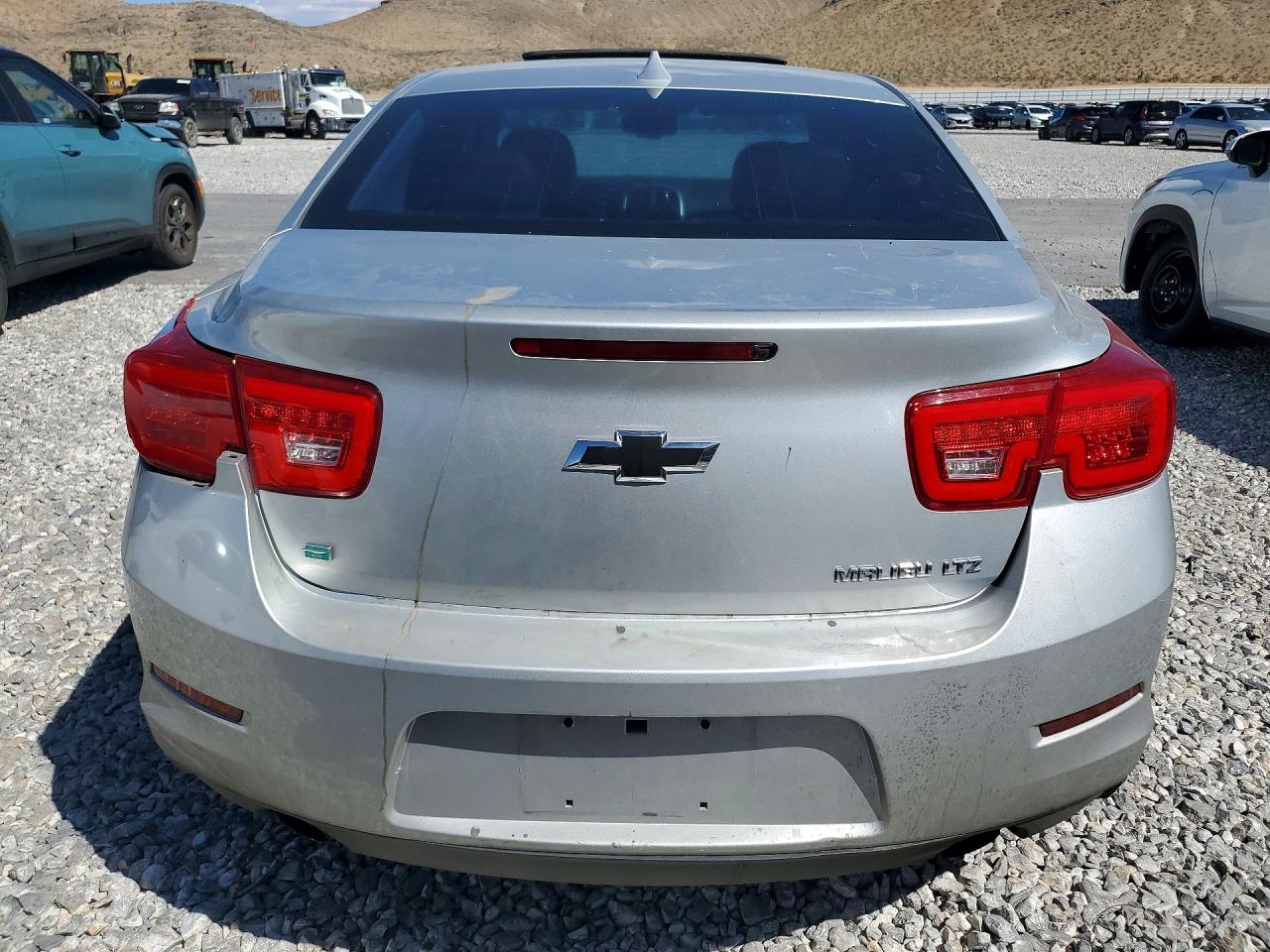 2014 Chevrolet Malibu Ltz Silver vin: 1G11H5SL5EF299449