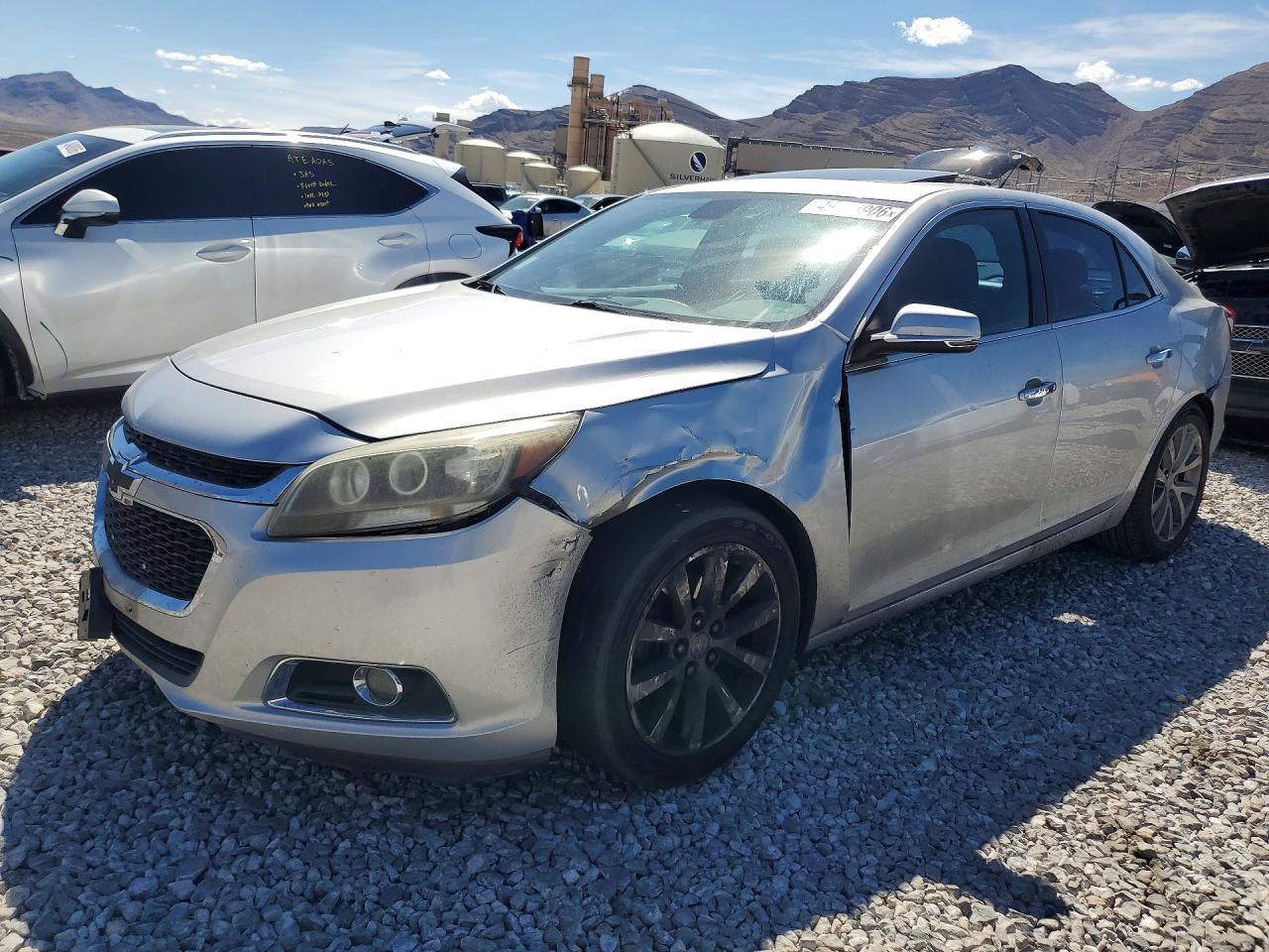 2014 Chevrolet Malibu Ltz Silver vin: 1G11H5SL5EF299449
