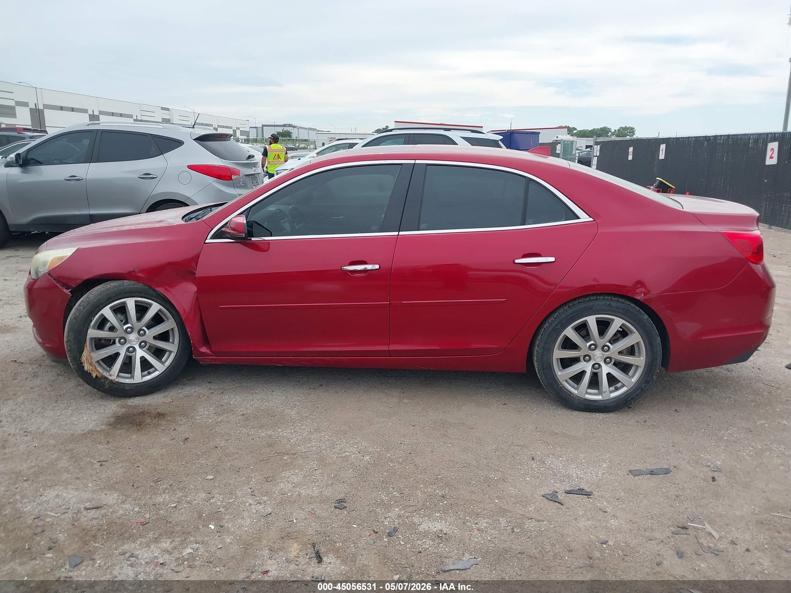 2014 Chevrolet Malibu 1lz Red vin: 1G11H5SL6EF285155