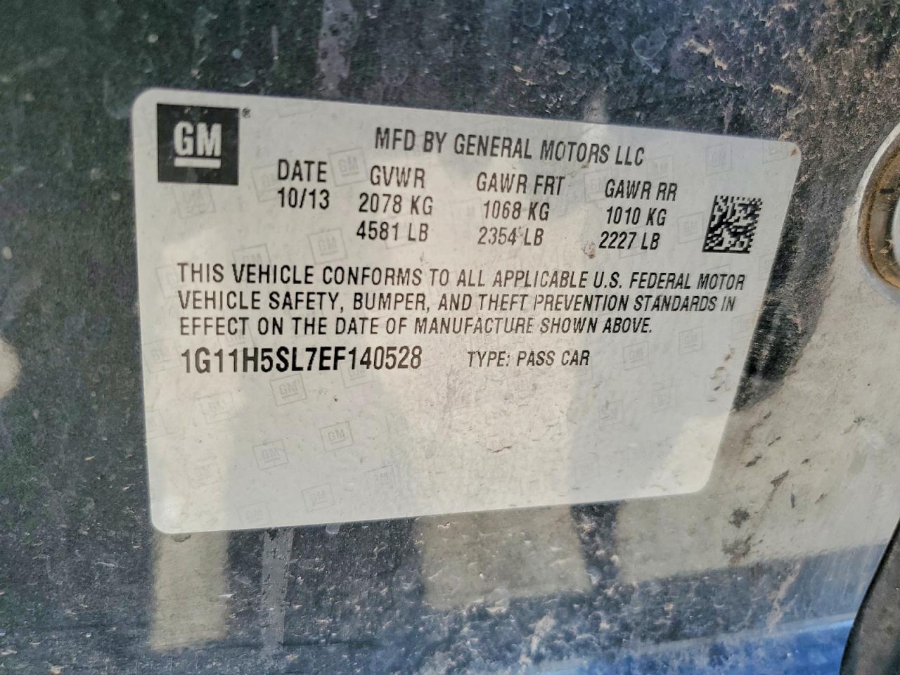 2014 Chevrolet Malibu Черный vin: 1G11H5SL7EF140528