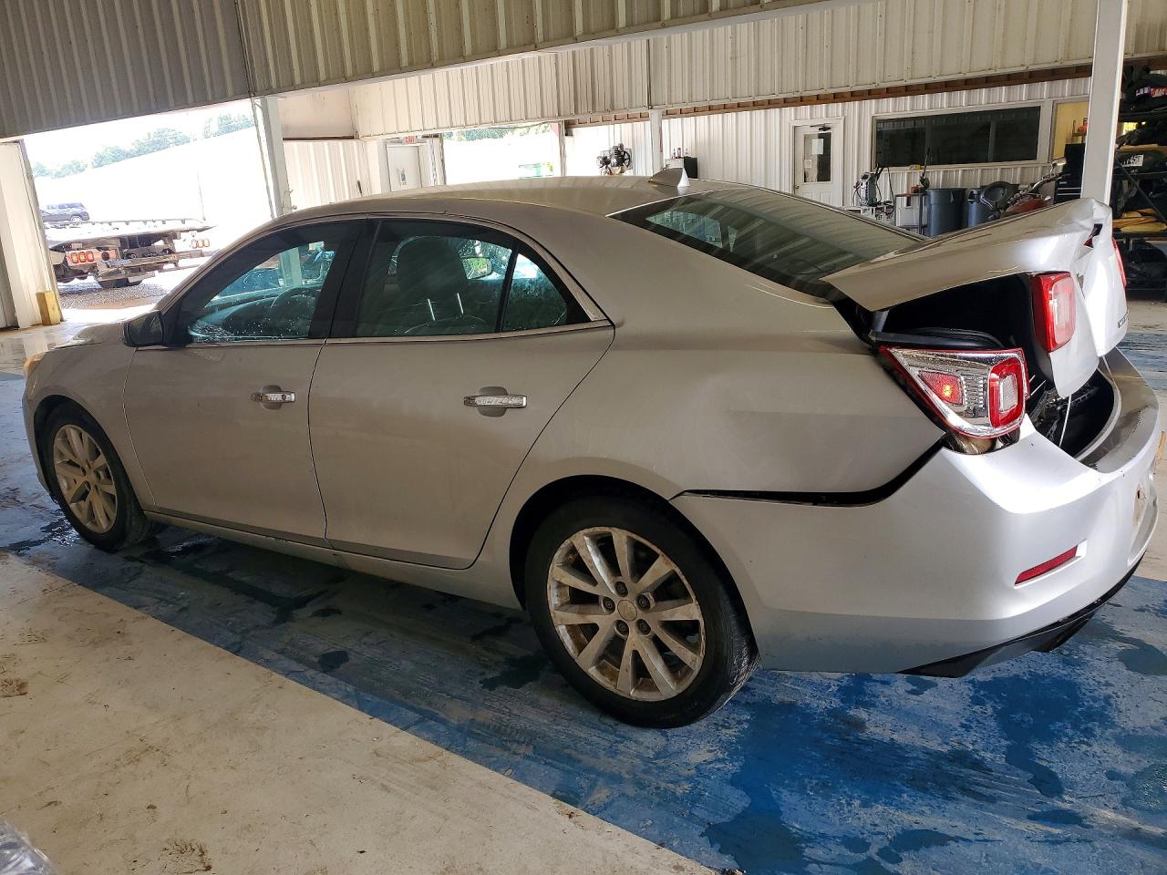 2014 Chevrolet Malibu Ltz Silver vin: 1G11H5SL7EU130786
