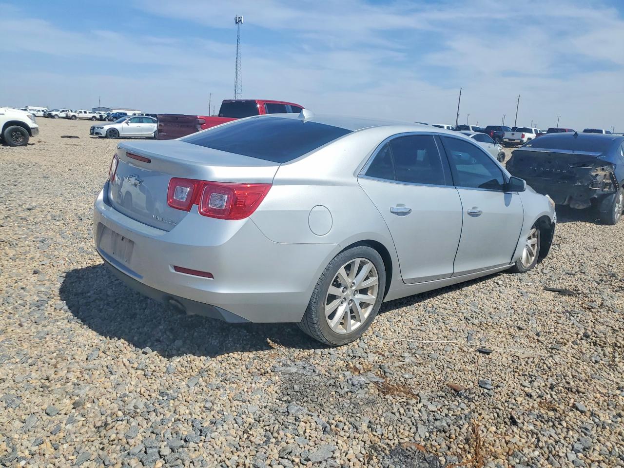 2014 Chevrolet Malibu Ltz Silver vin: 1G11H5SL8EF186191