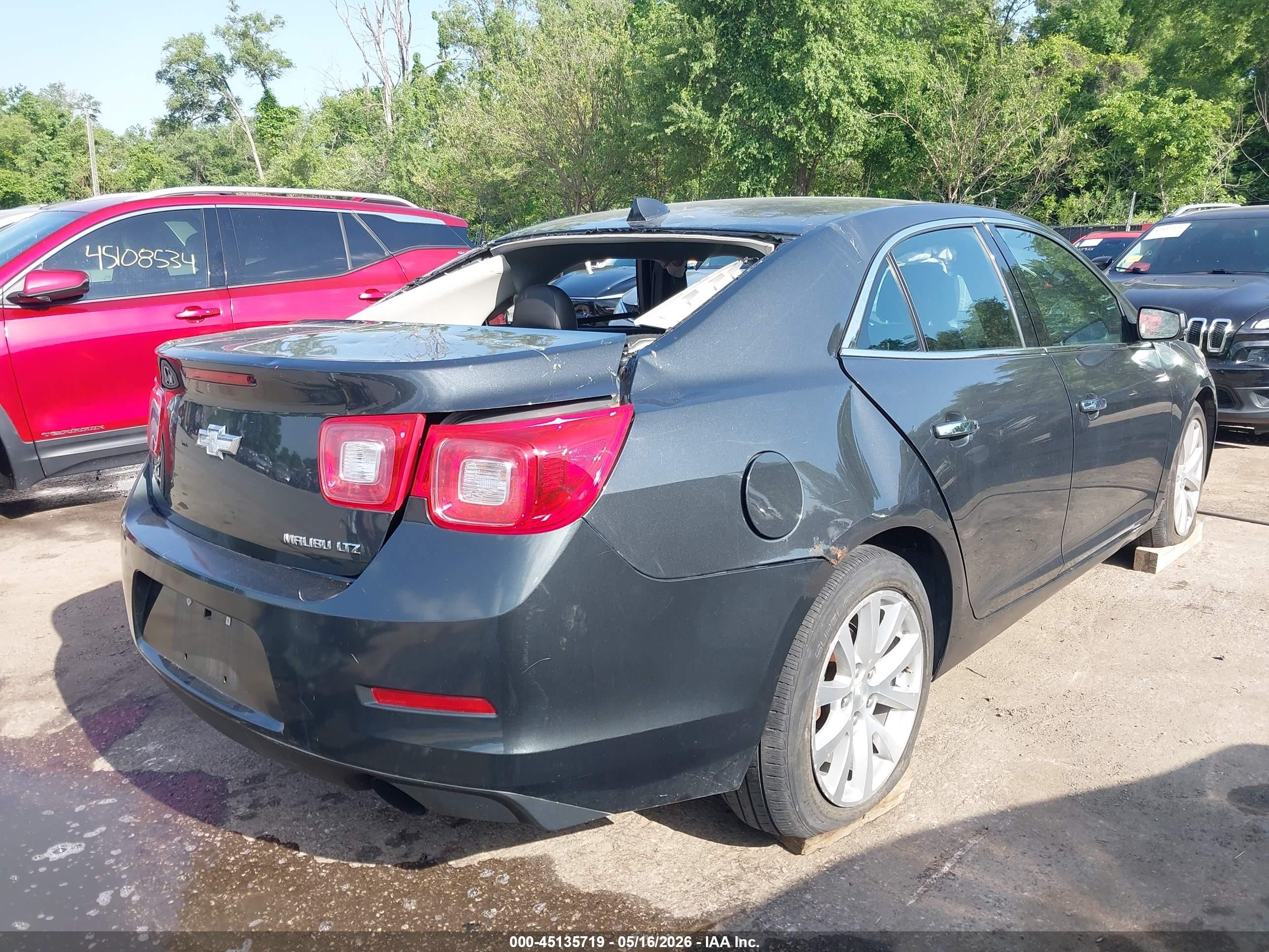 2014 Chevrolet Malibu 1lz Gray vin: 1G11H5SL8EF194310
