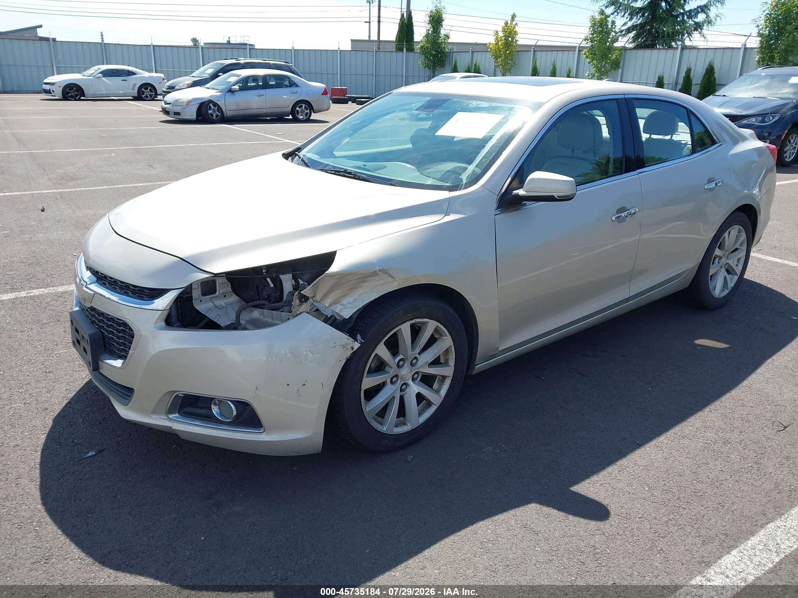 2014 Chevrolet Malibu 1lz Gold vin: 1G11H5SL8EF295850