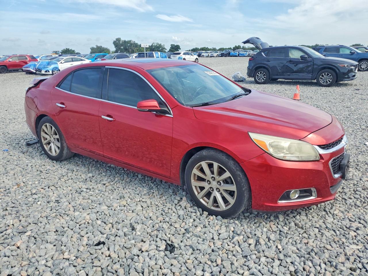2014 Chevrolet Malibu Ltz Red vin: 1G11H5SL9EF254062