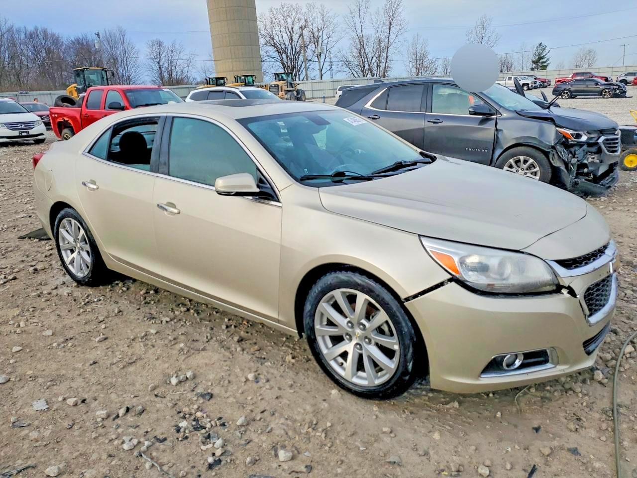 2014 Chevrolet Malibu Ltz Beige vin: 1G11H5SL9EF288180