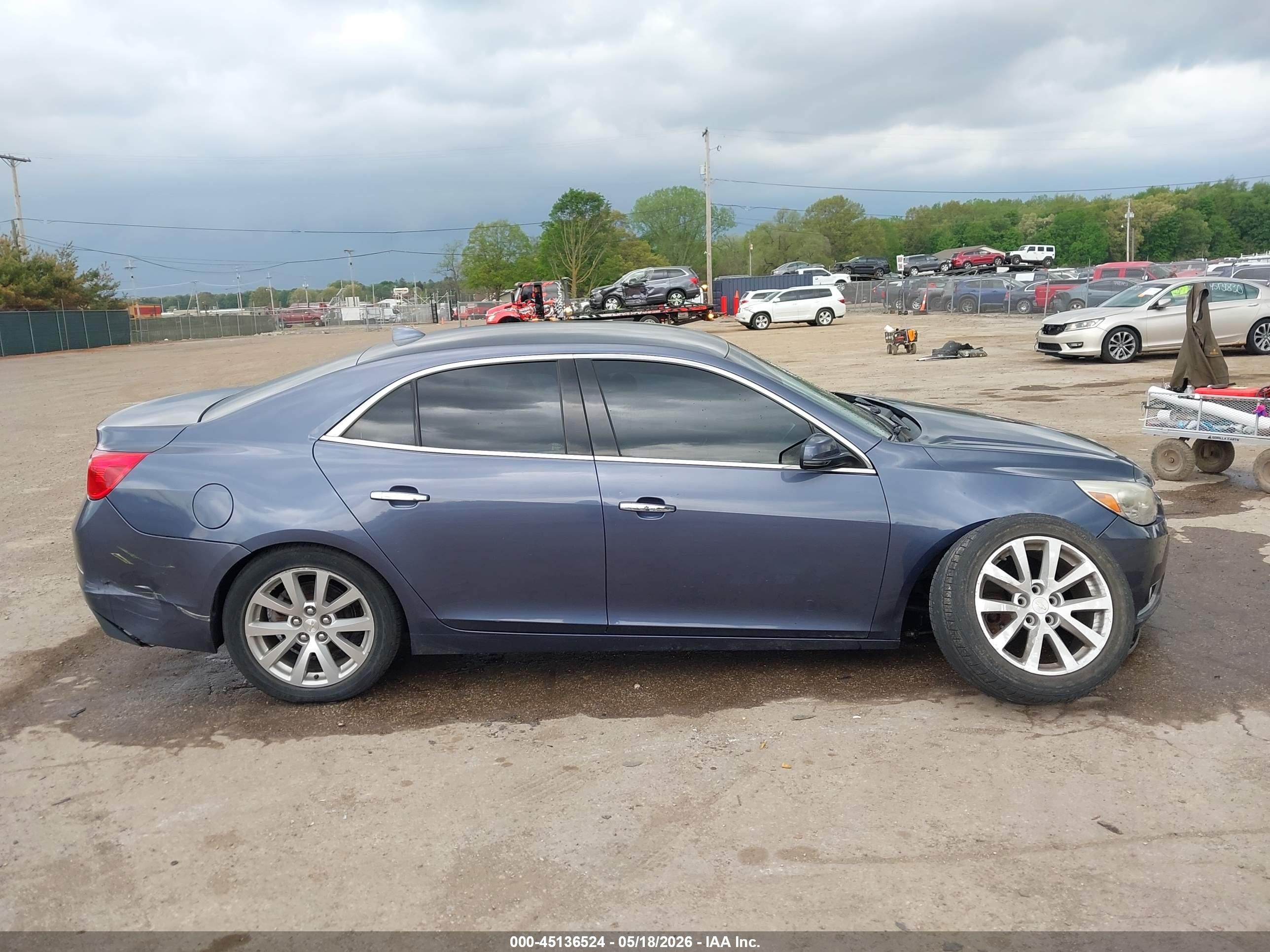 2014 Chevrolet Malibu 1lz Blue vin: 1G11H5SLXEF260176