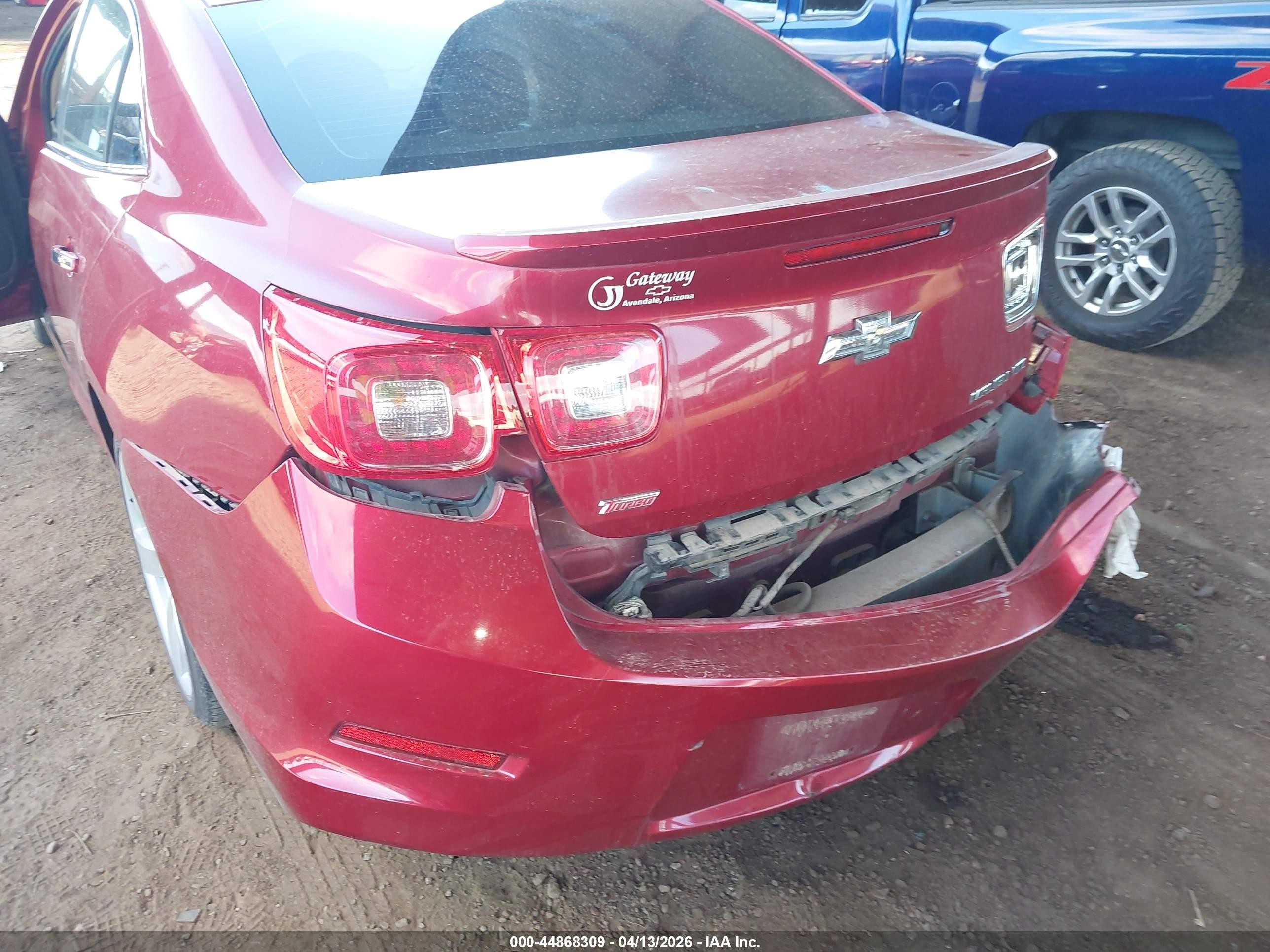 2014 Chevrolet Malibu 2lz Red vin: 1G11J5SX0EF145786
