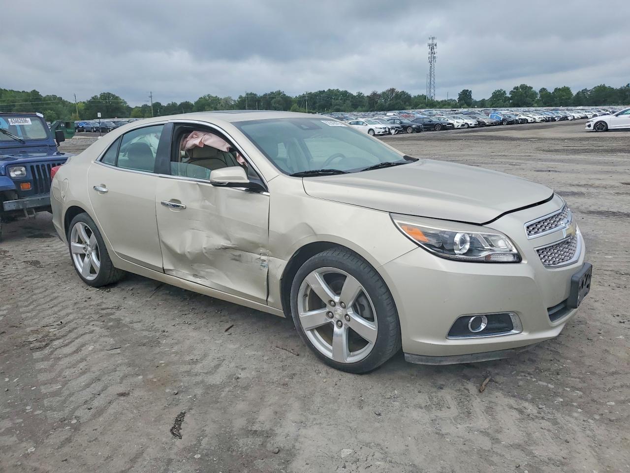 2013 Chevrolet Malibu Ltz Beige vin: 1G11J5SX1DF211020
