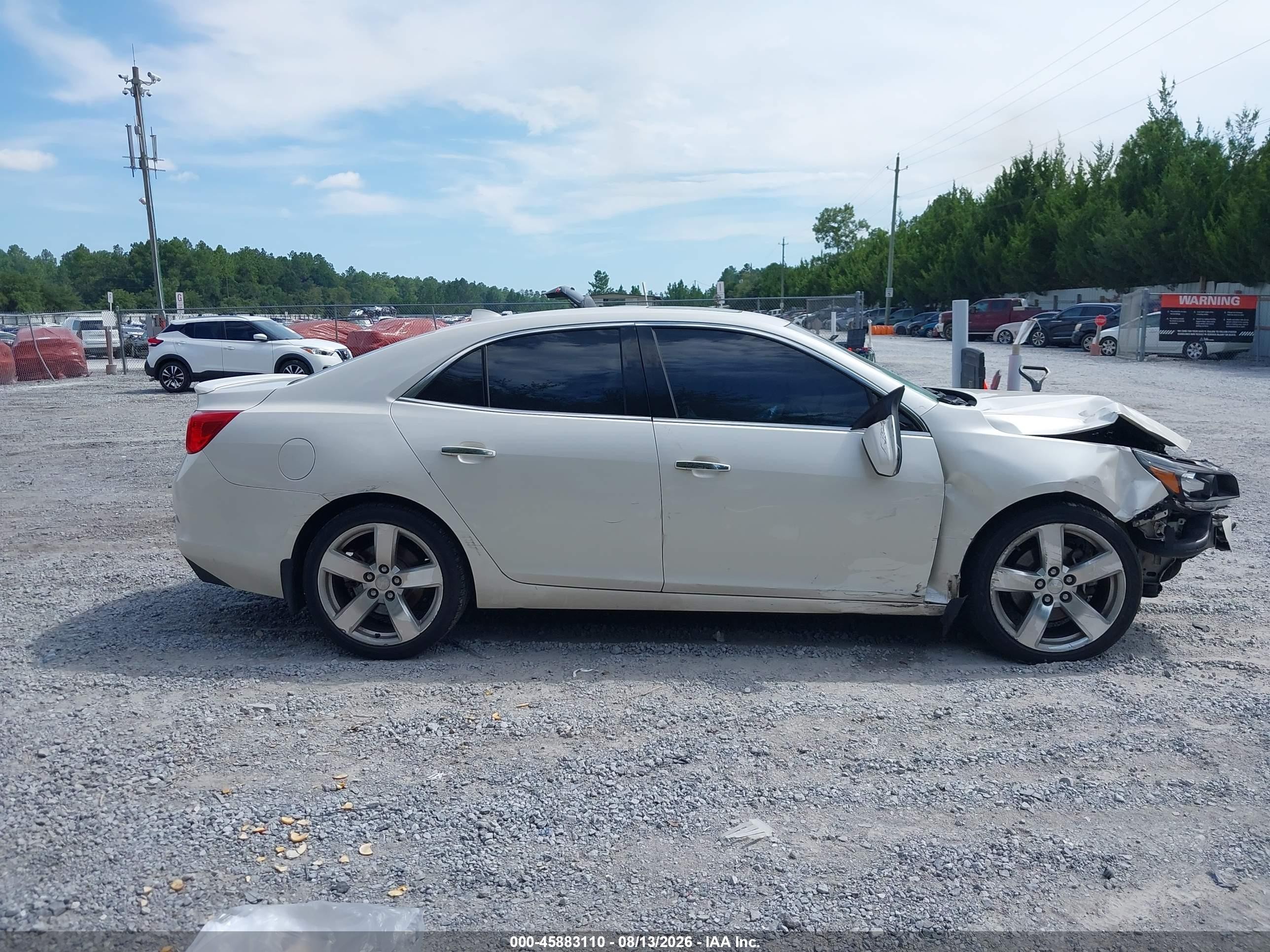 2013 Chevrolet Malibu 2lz White vin: 1G11J5SX2DF223841