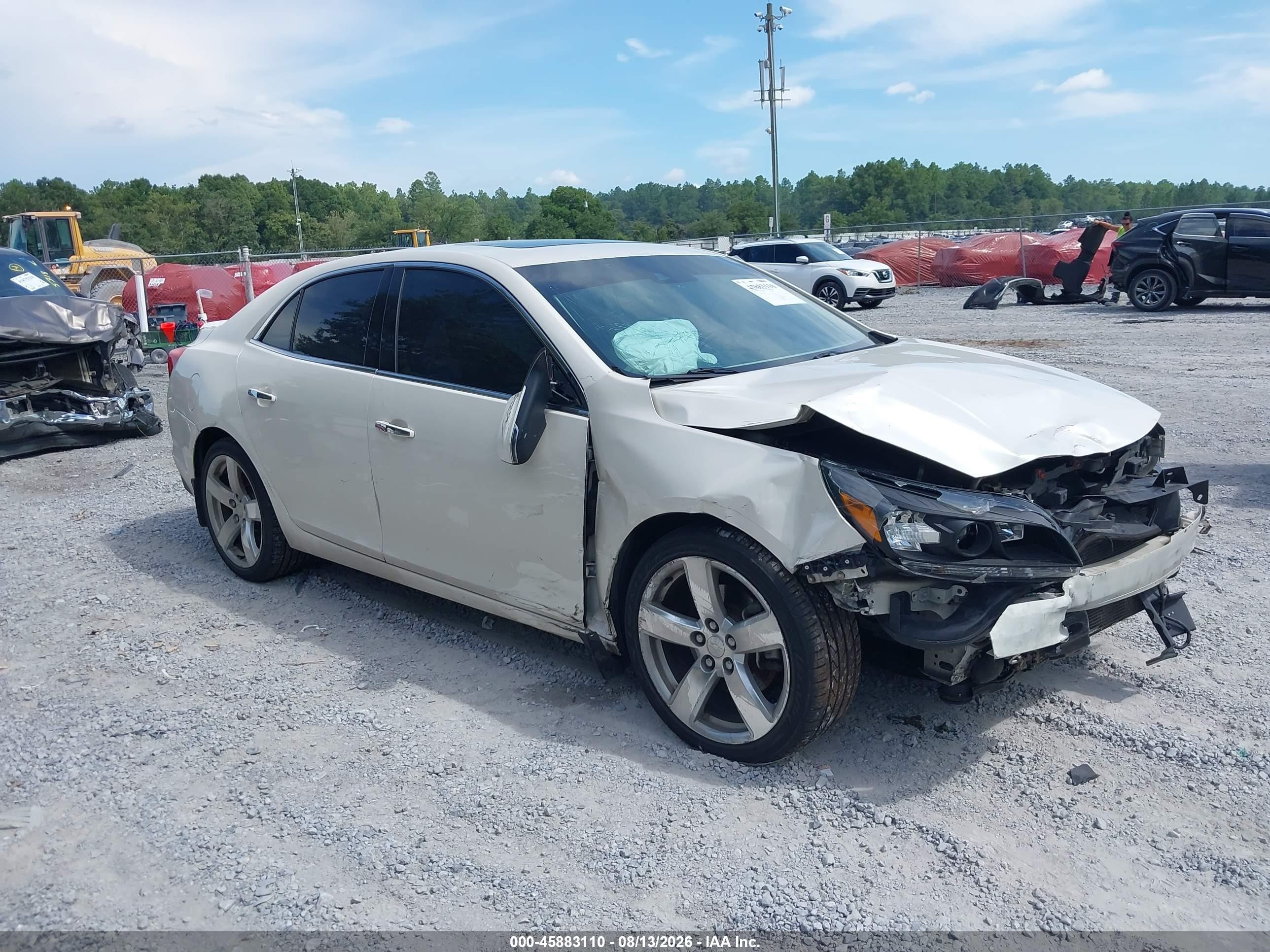2013 Chevrolet Malibu 2lz White vin: 1G11J5SX2DF223841