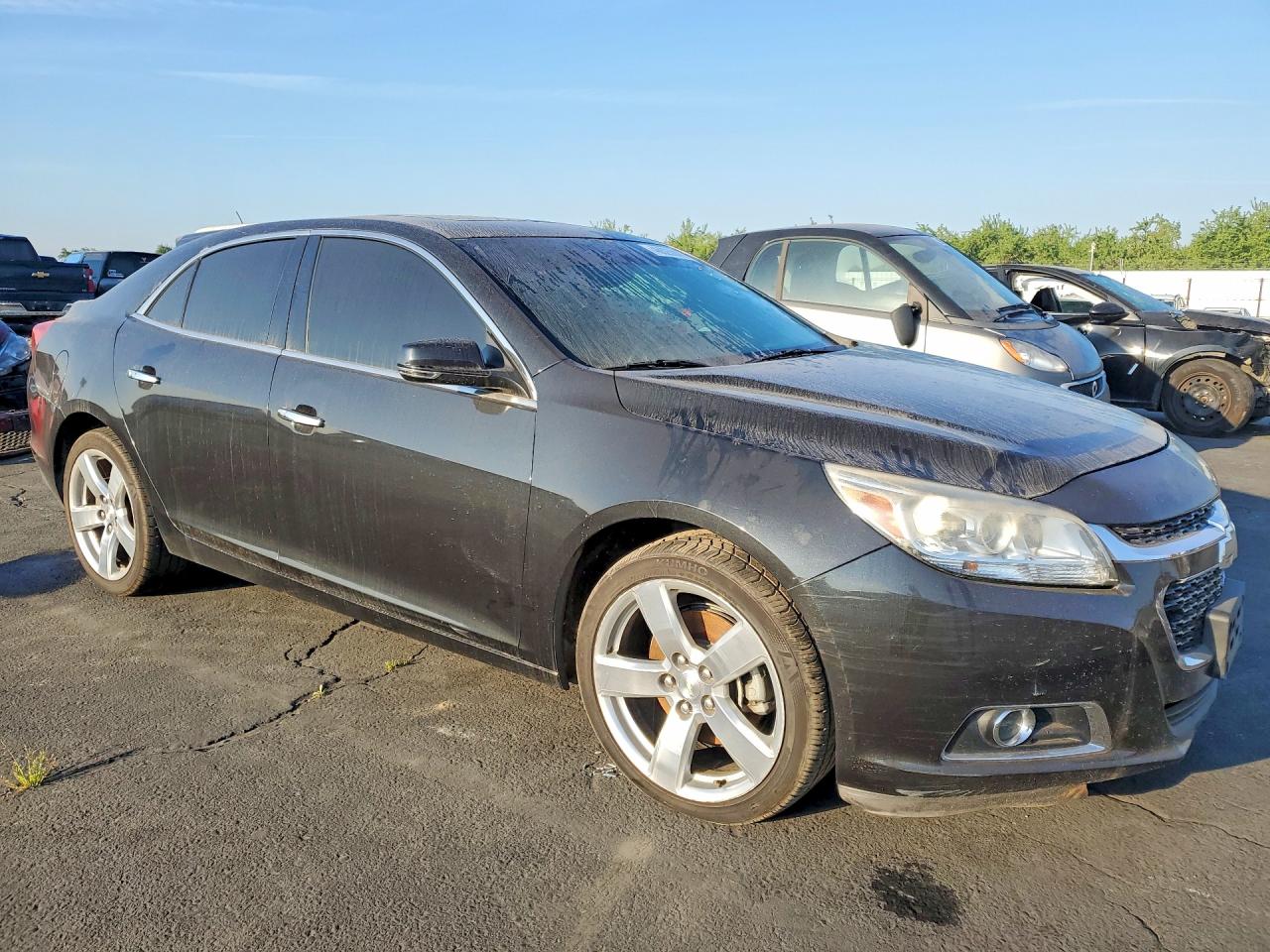 2014 Chevrolet Malibu Ltz Black vin: 1G11J5SX2EF148592