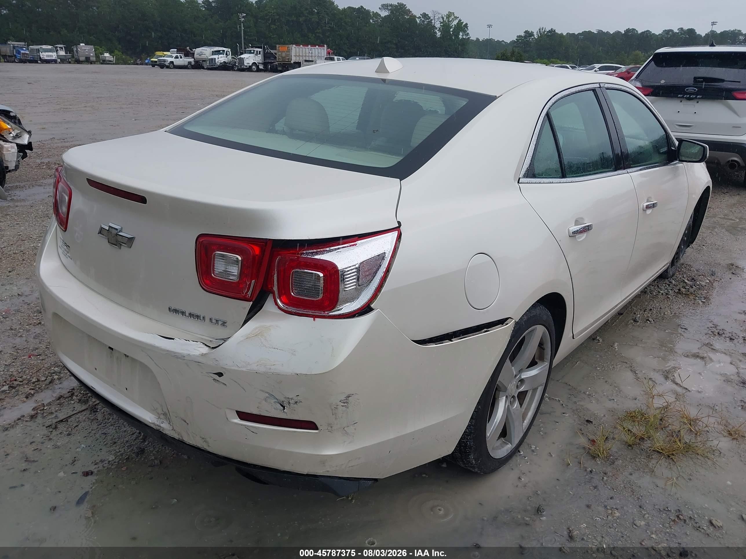 2013 Chevrolet Malibu 2lz Белый vin: 1G11J5SX3DF336875
