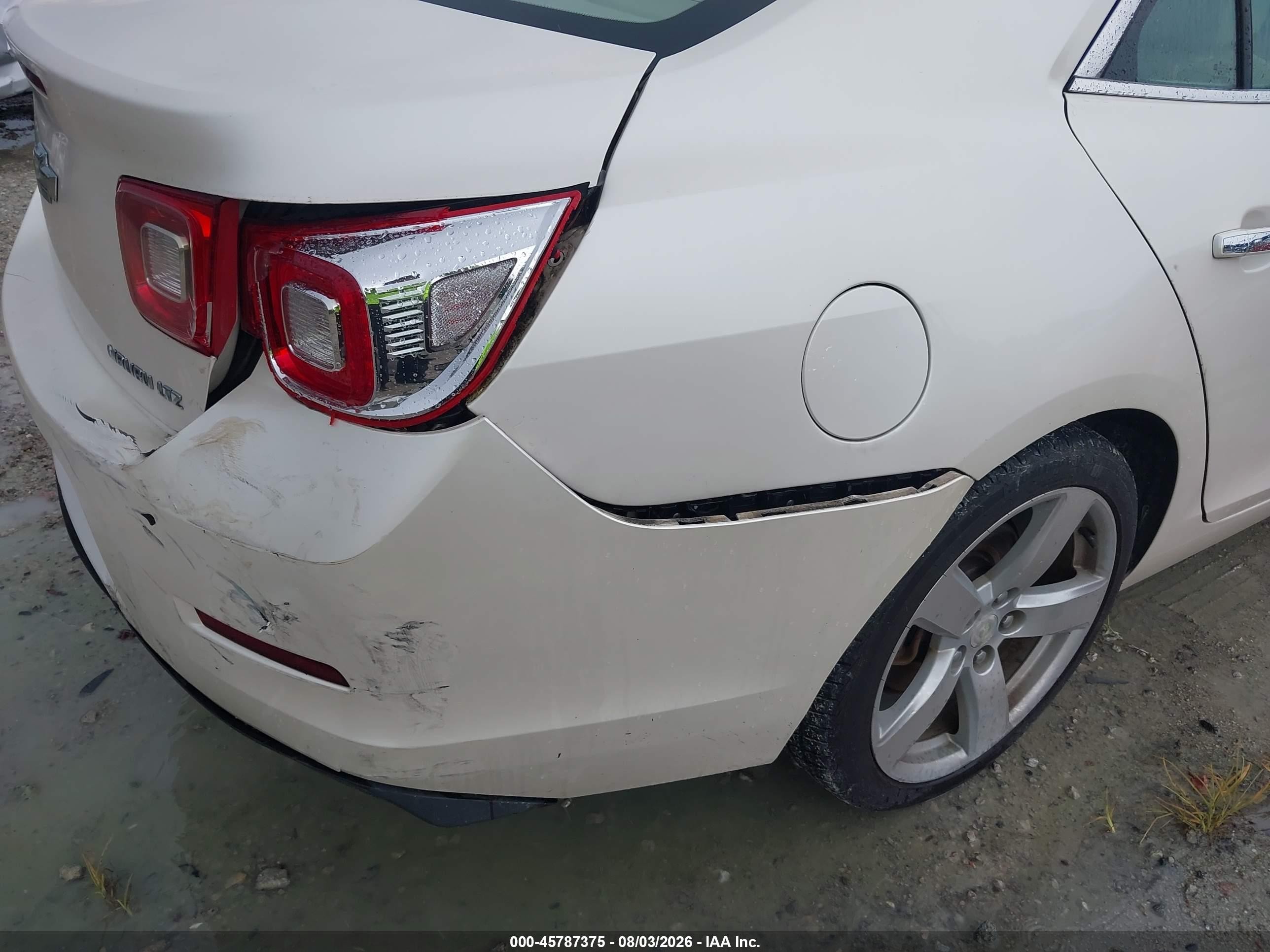 2013 Chevrolet Malibu 2lz Белый vin: 1G11J5SX3DF336875