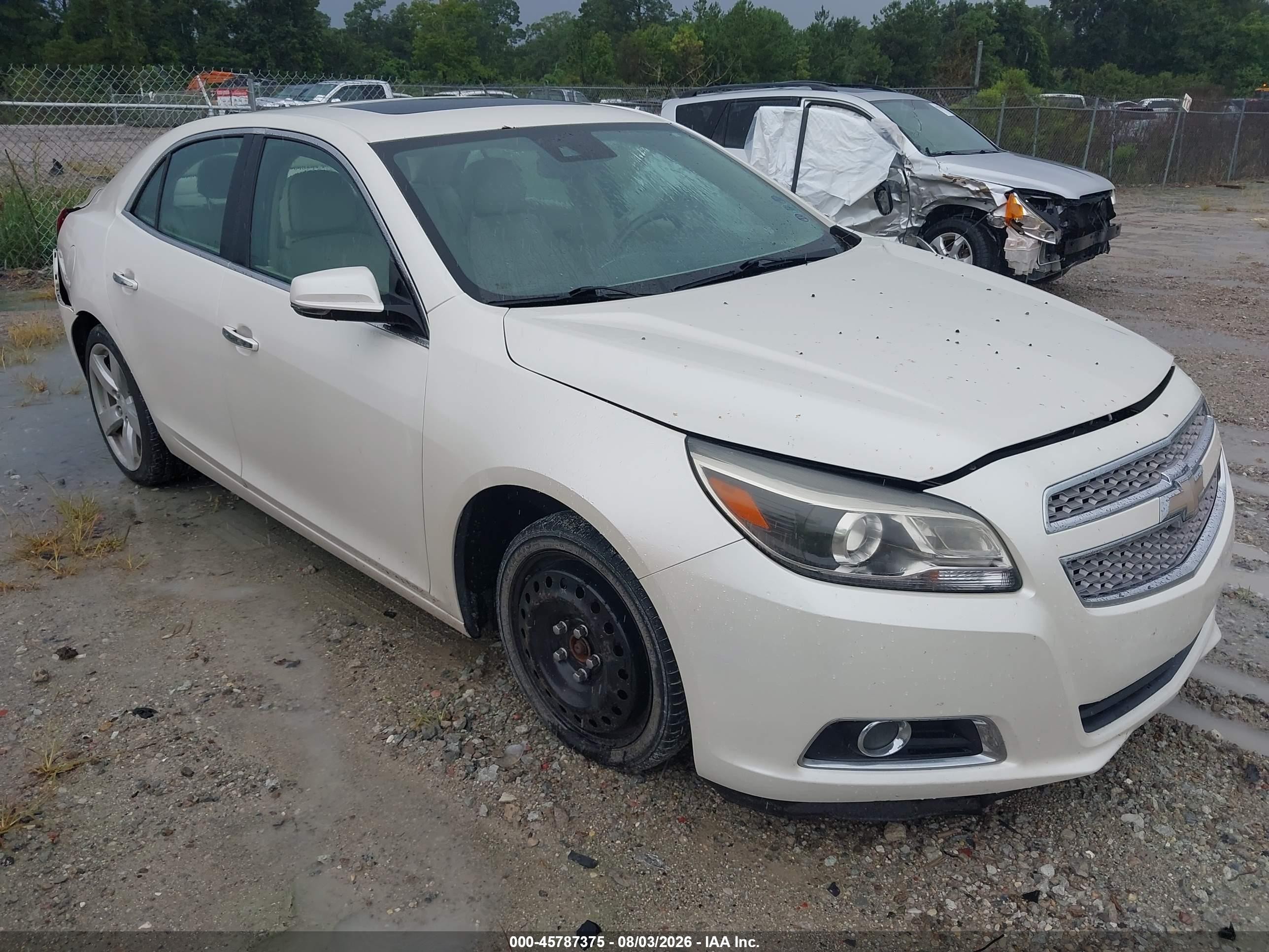 2013 Chevrolet Malibu 2lz Белый vin: 1G11J5SX3DF336875