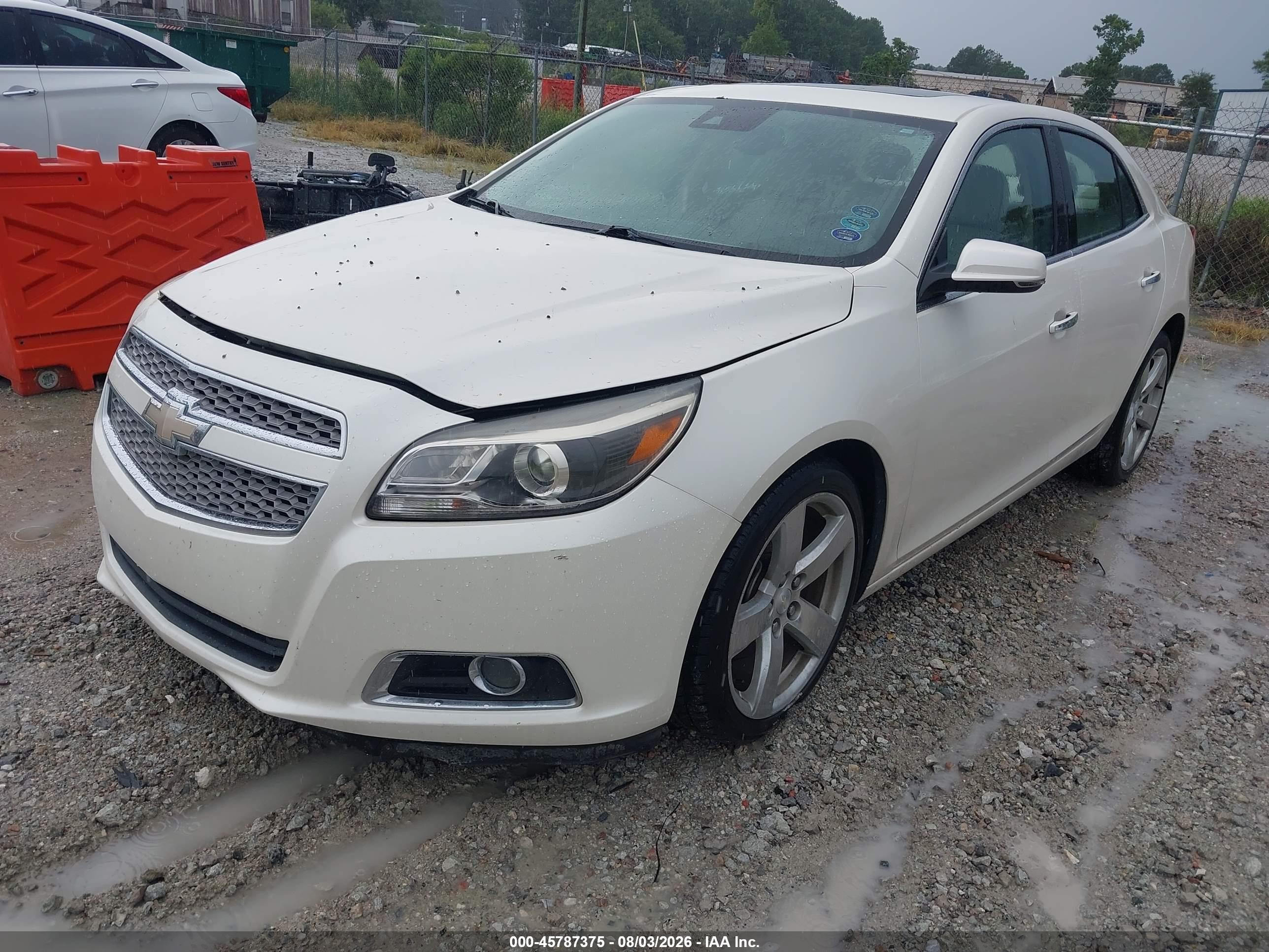 2013 Chevrolet Malibu 2lz Белый vin: 1G11J5SX3DF336875