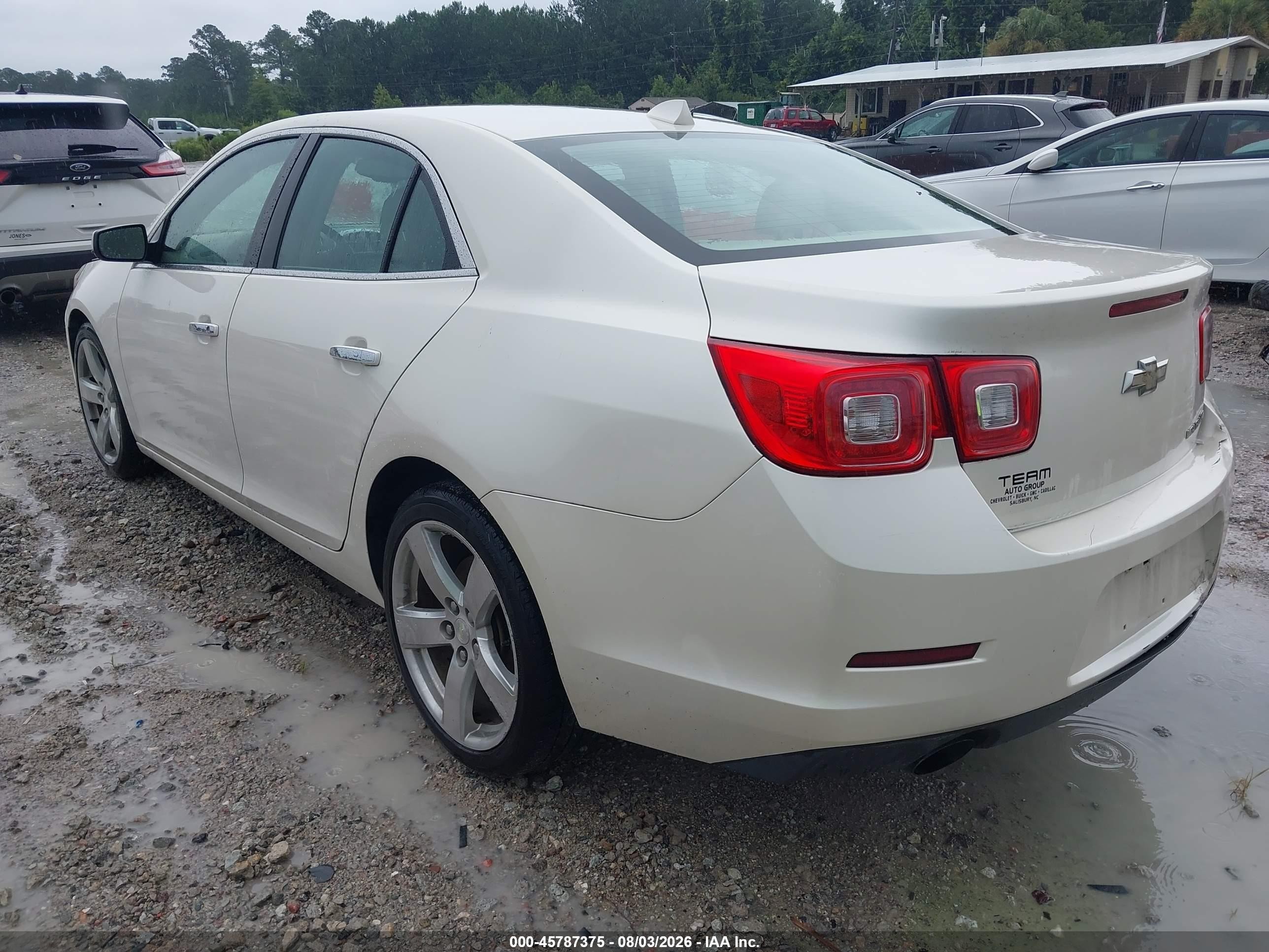 2013 Chevrolet Malibu 2lz Белый vin: 1G11J5SX3DF336875