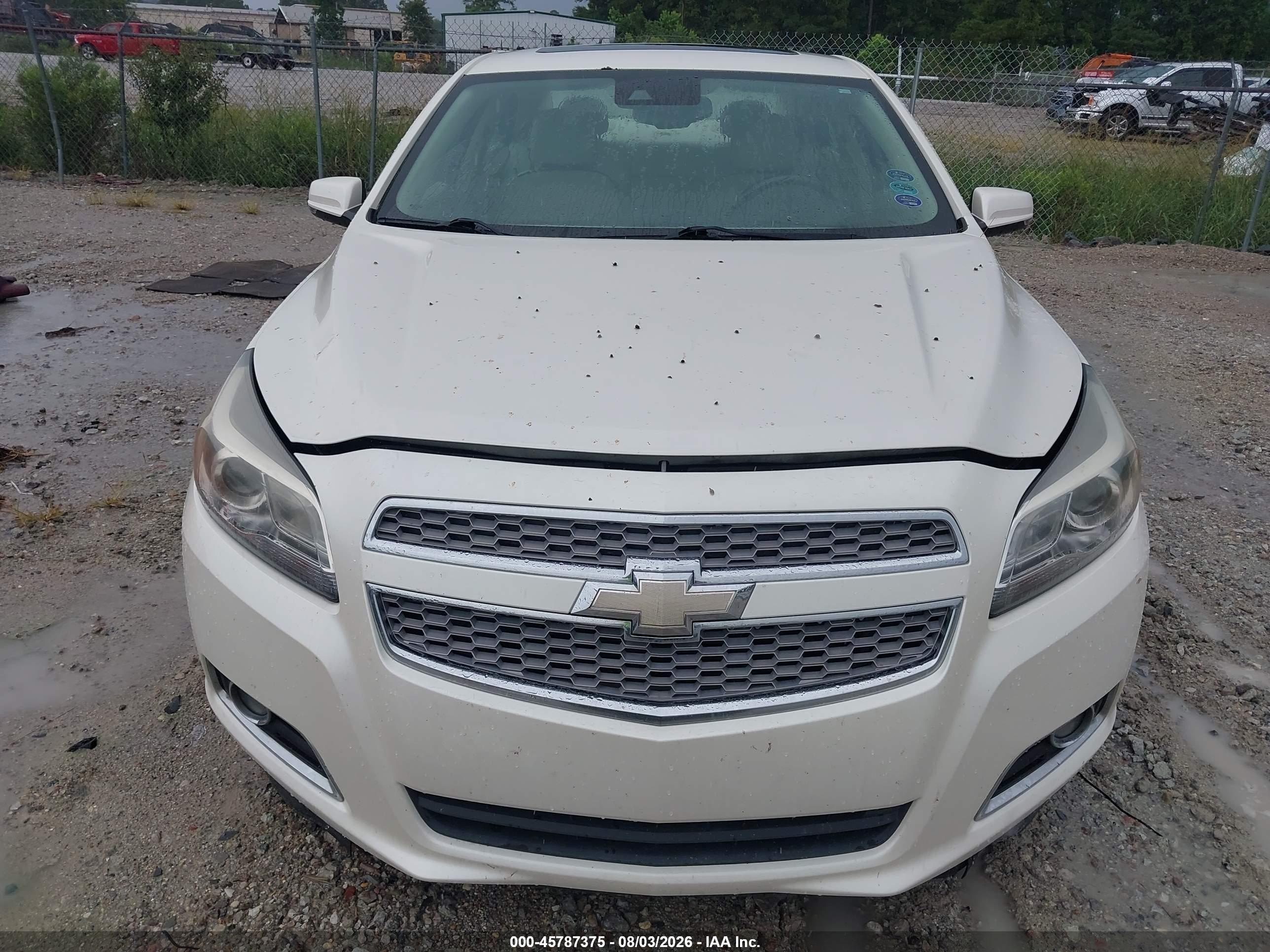2013 Chevrolet Malibu 2lz Белый vin: 1G11J5SX3DF336875