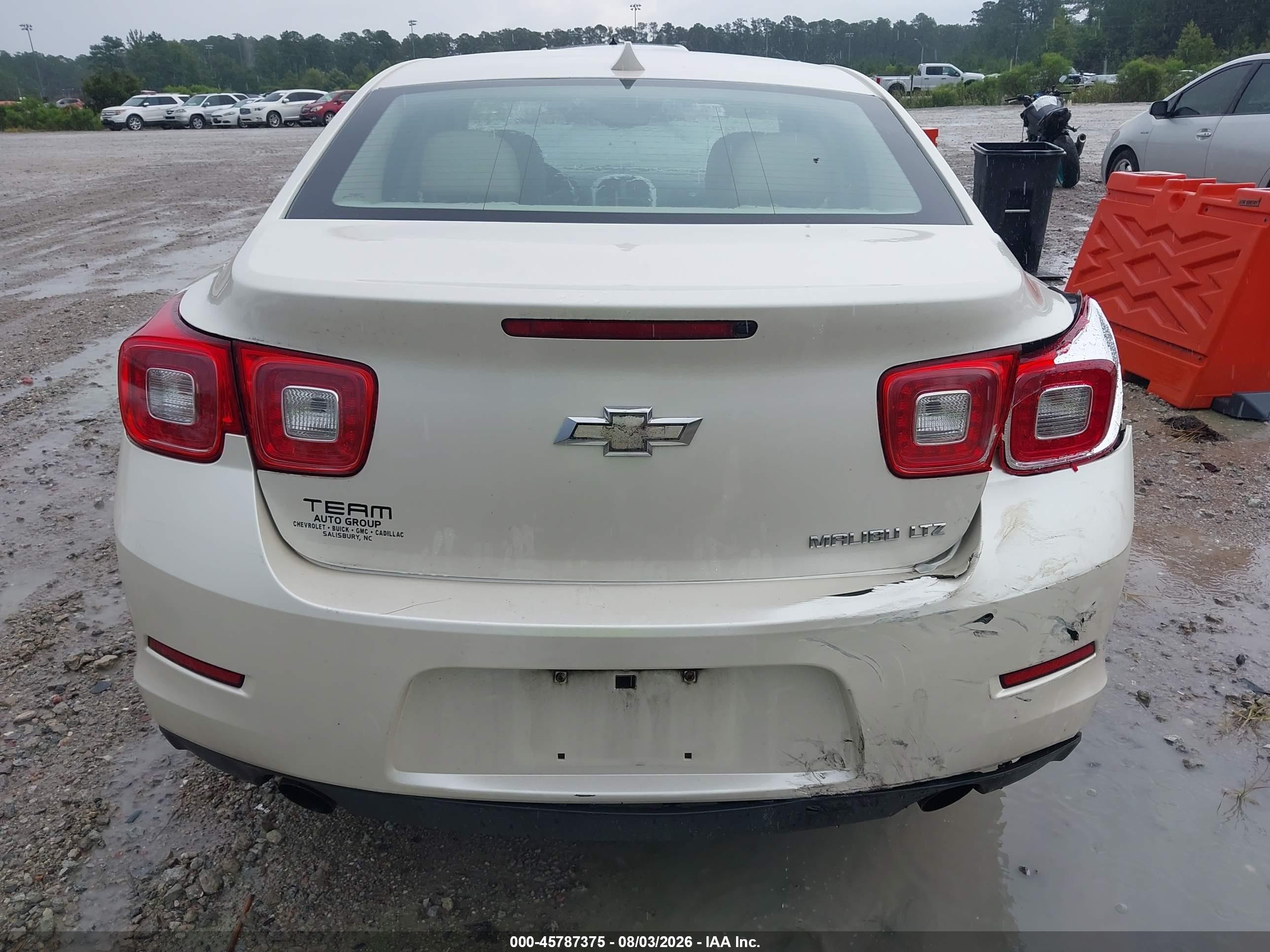 2013 Chevrolet Malibu 2lz Белый vin: 1G11J5SX3DF336875