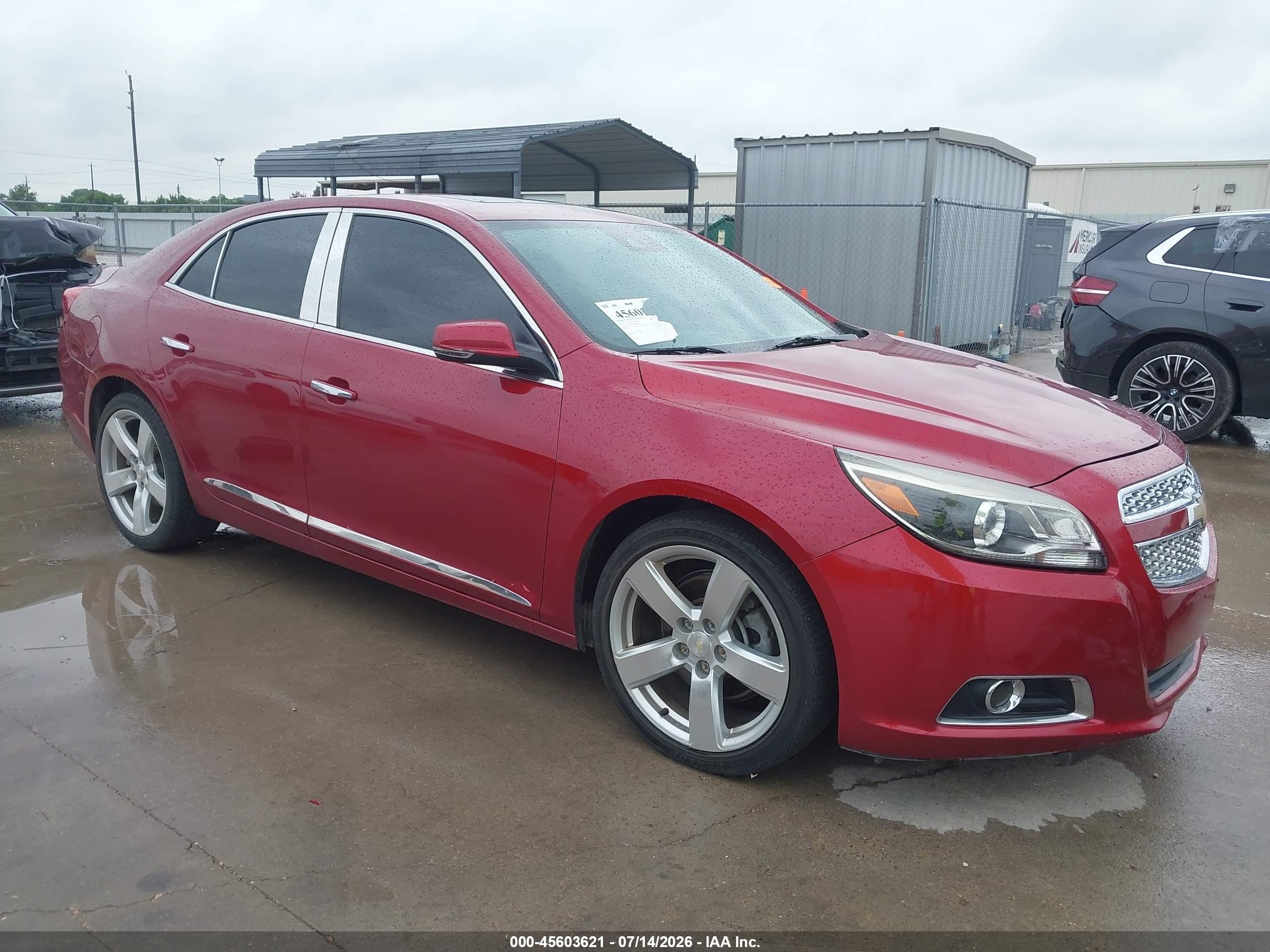 2013 Chevrolet Malibu 2lz Red vin: 1G11J5SX6DF340693