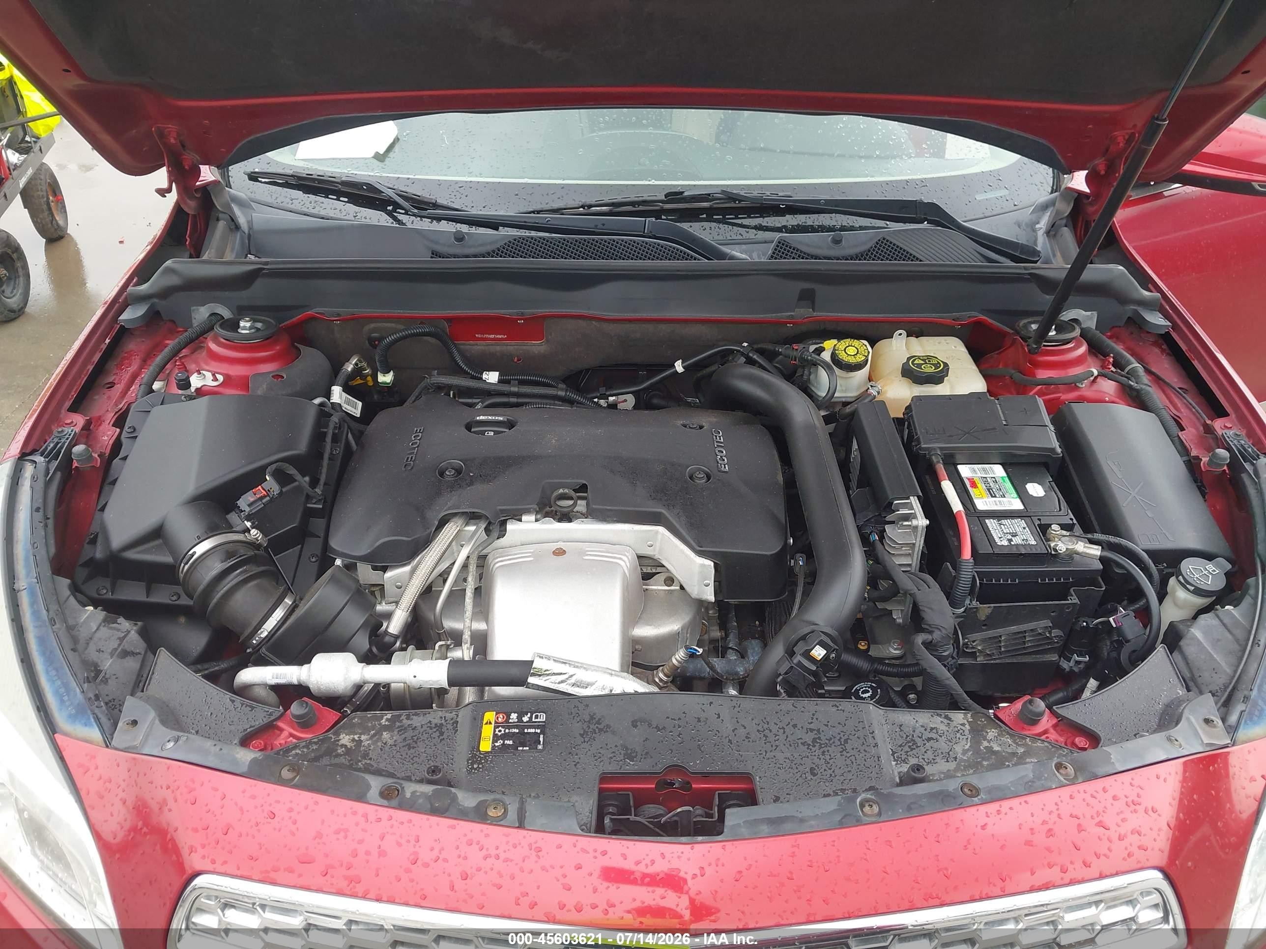 2013 Chevrolet Malibu 2lz Red vin: 1G11J5SX6DF340693