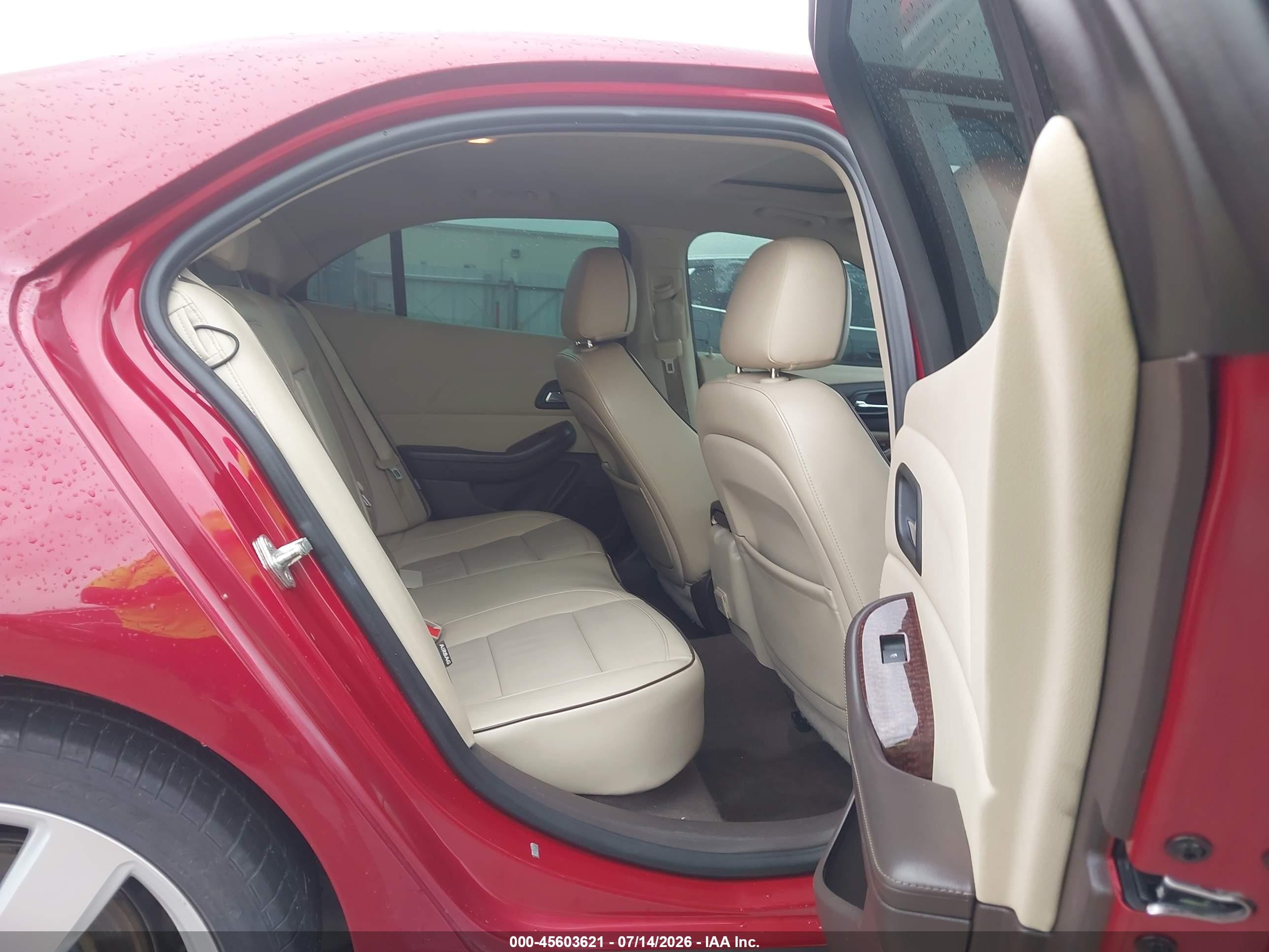 2013 Chevrolet Malibu 2lz Red vin: 1G11J5SX6DF340693