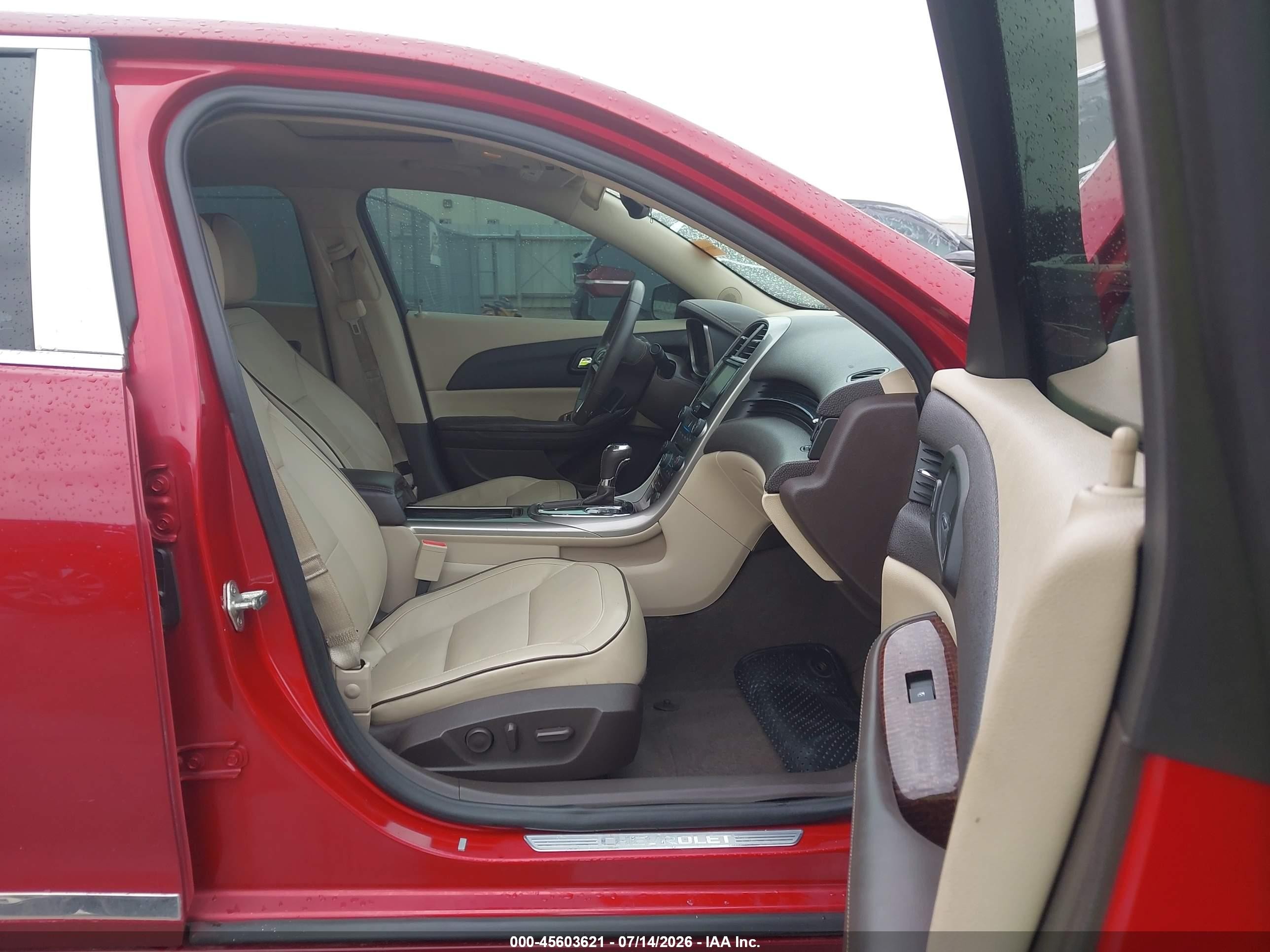 2013 Chevrolet Malibu 2lz Red vin: 1G11J5SX6DF340693