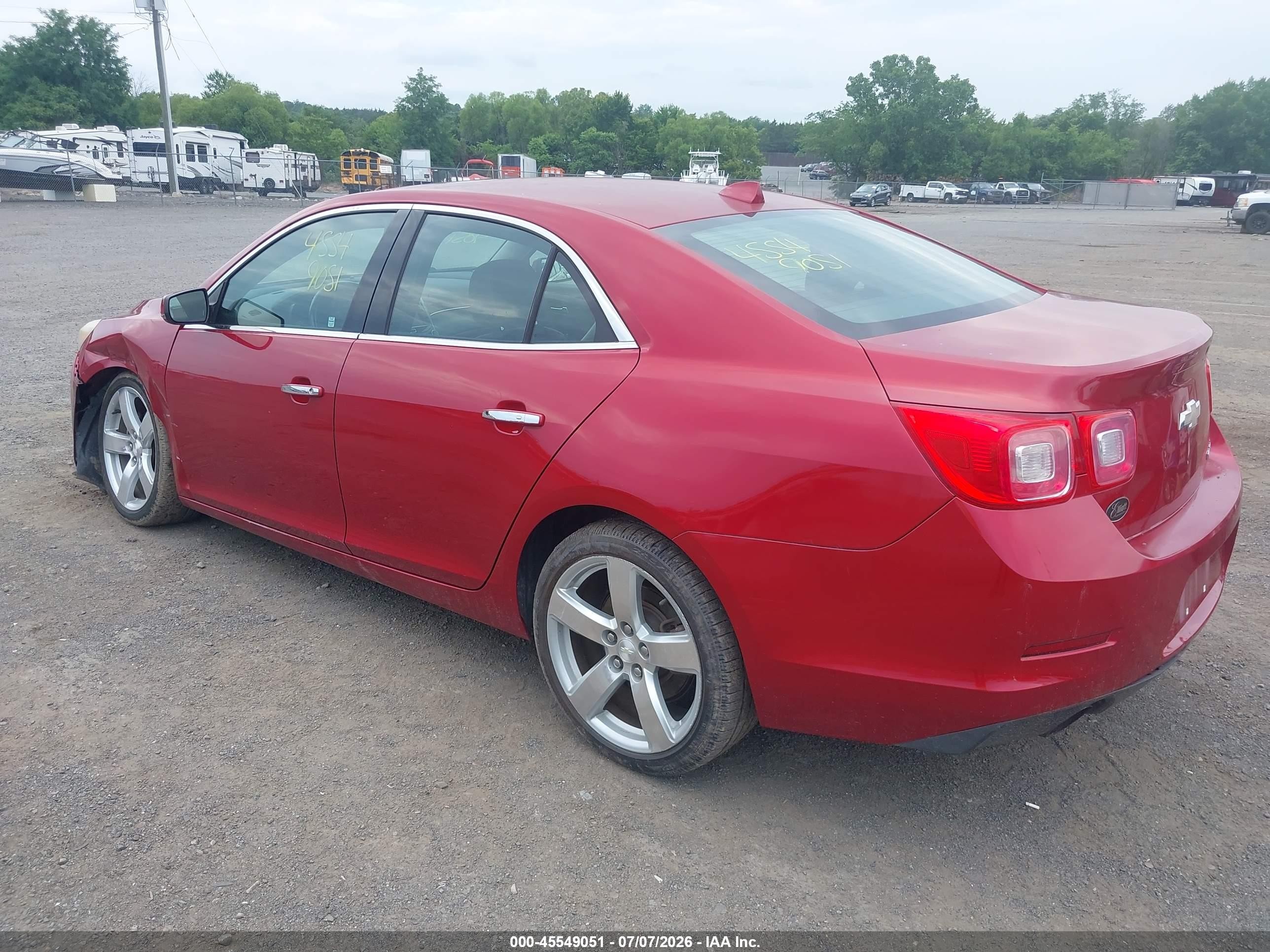 2013 Chevrolet Malibu 2lz Красный vin: 1G11J5SX7DF187077