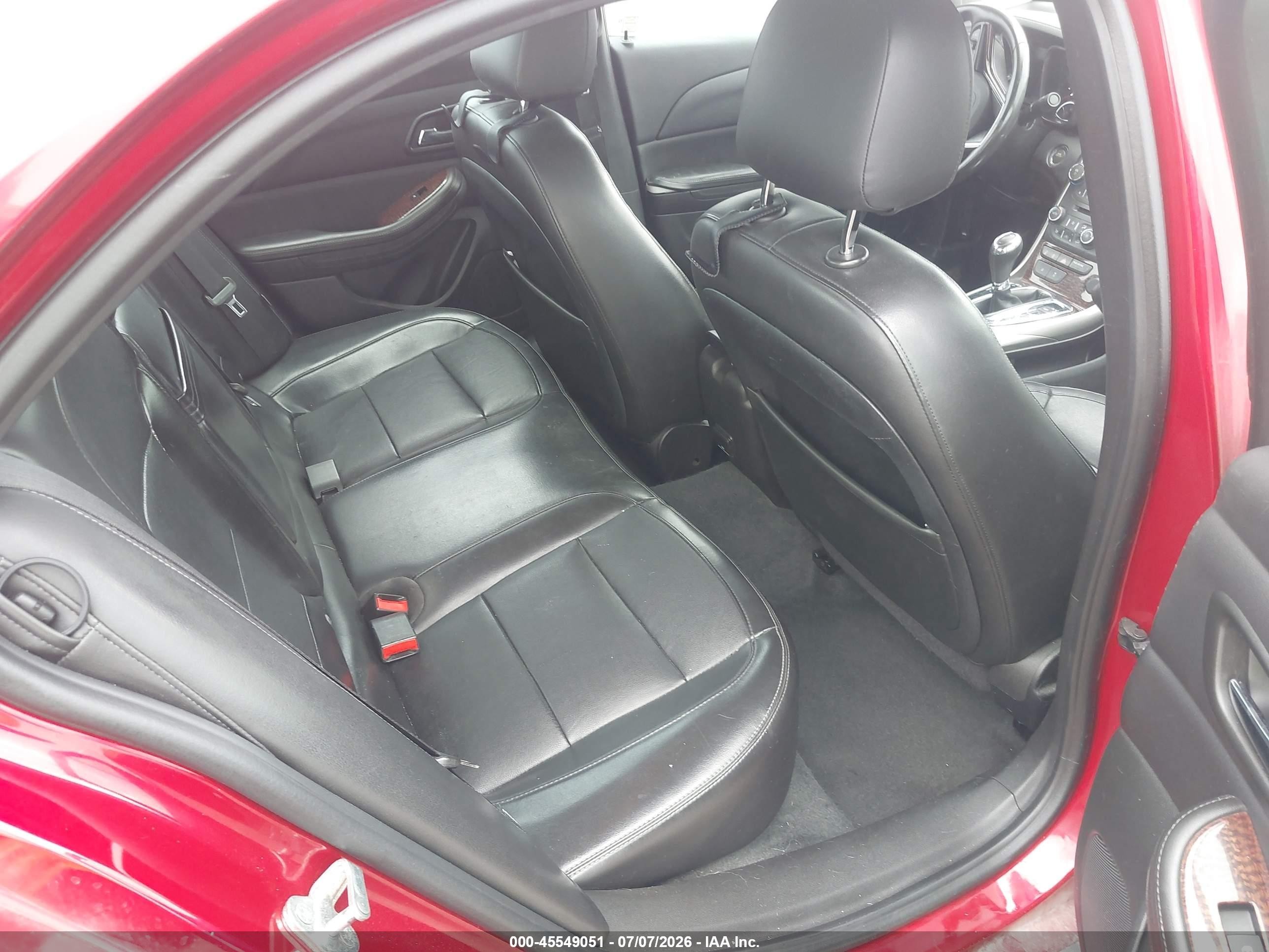 2013 Chevrolet Malibu 2lz Красный vin: 1G11J5SX7DF187077