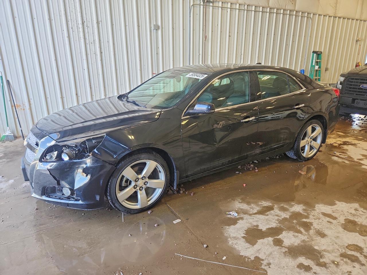 2013 Chevrolet Malibu Ltz Black vin: 1G11J5SX8DF207398