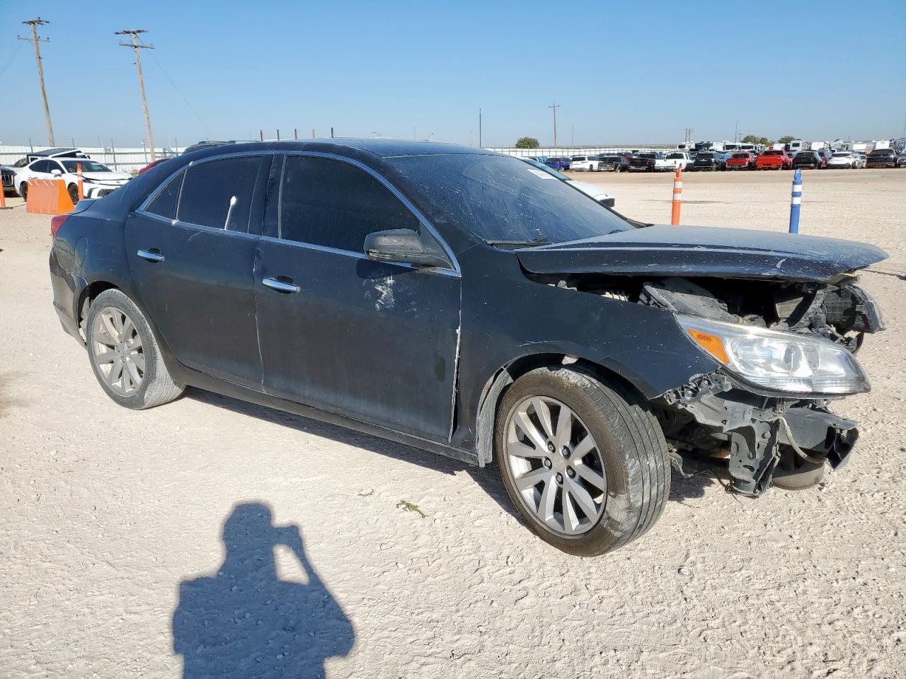 2013 Chevrolet Malibu Ltz Black vin: 1G11J5SX8DF260716
