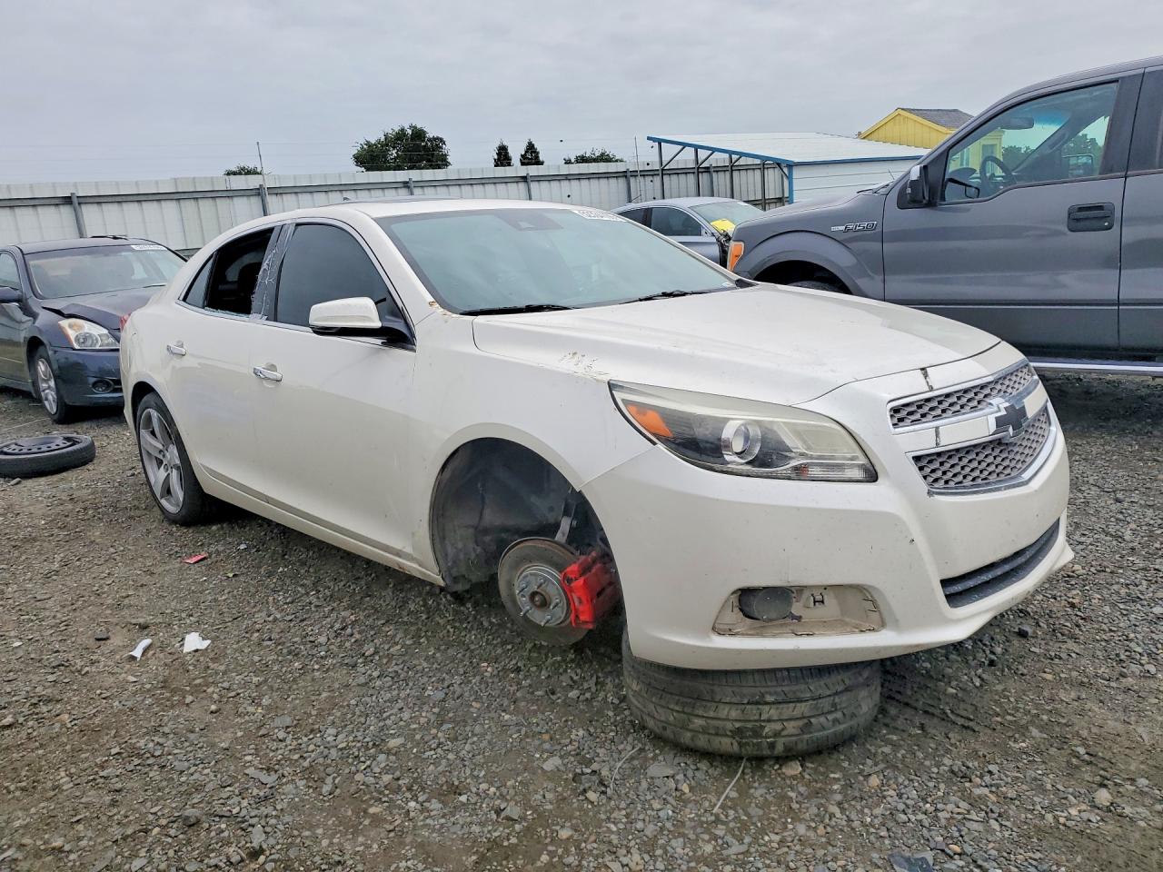 2013 Chevrolet Malibu Ltz Beige vin: 1G11J5SX9DF239177