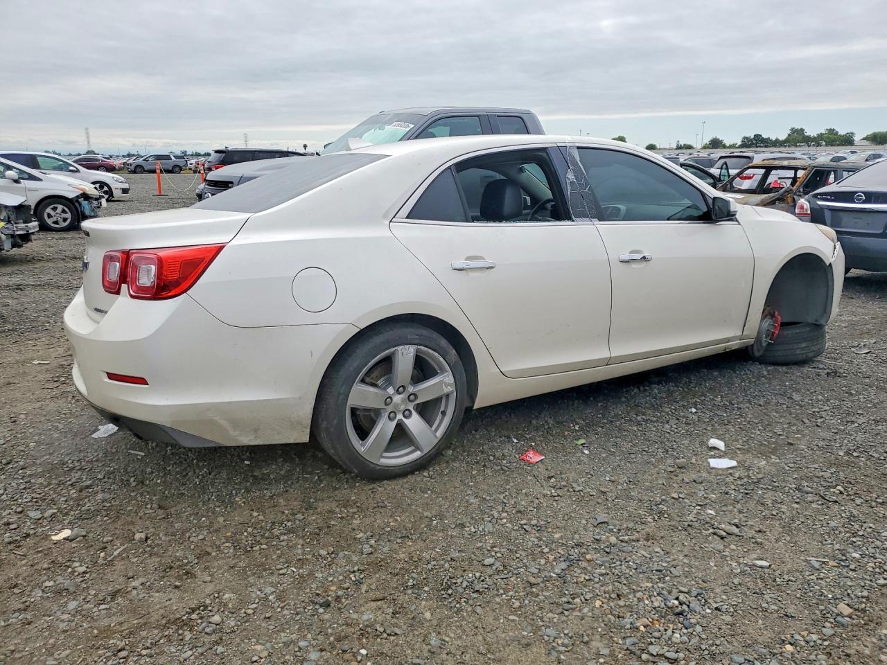 2013 Chevrolet Malibu Ltz Beige vin: 1G11J5SX9DF239177