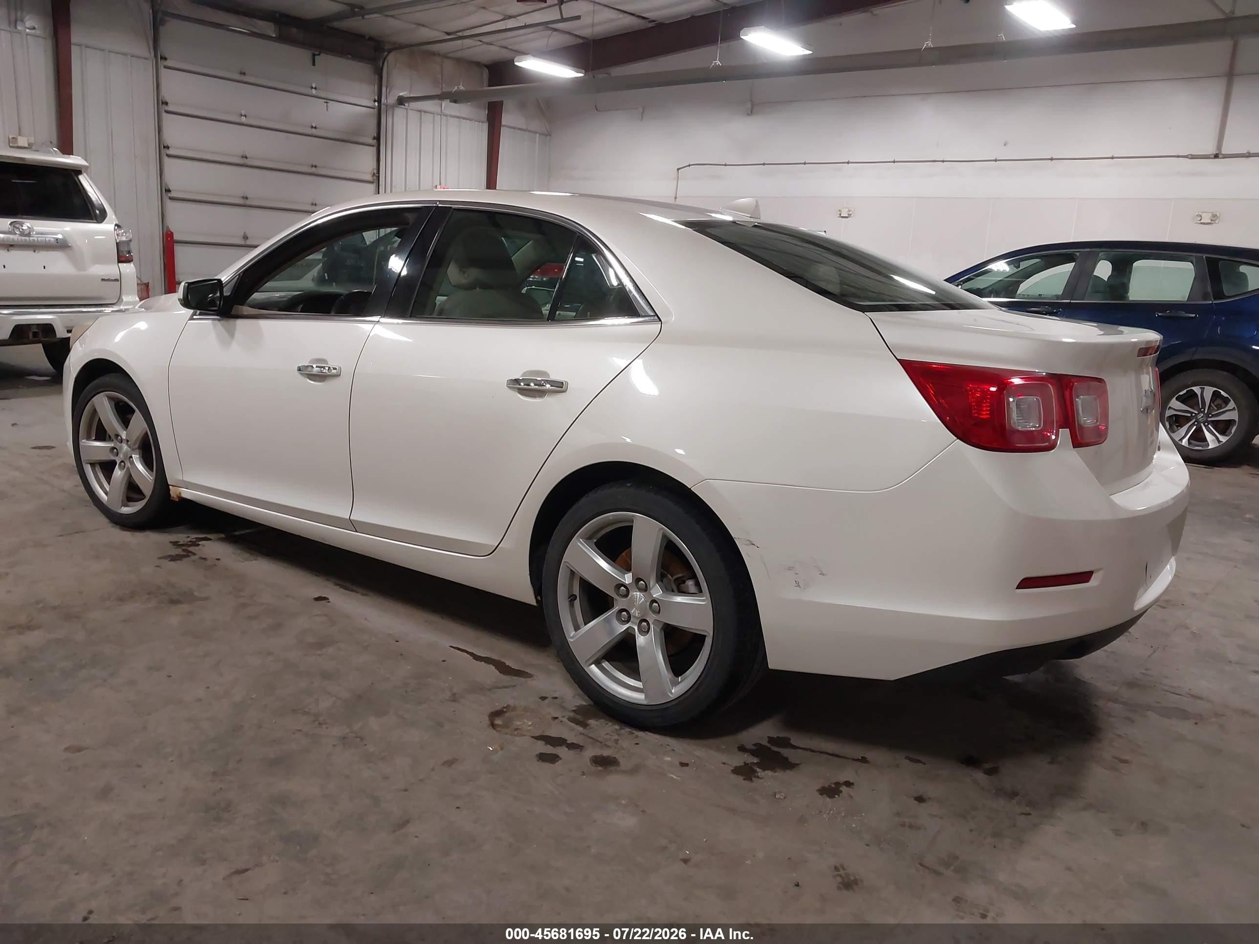 2013 Chevrolet Malibu 2lz White vin: 1G11J5SXXDF187588